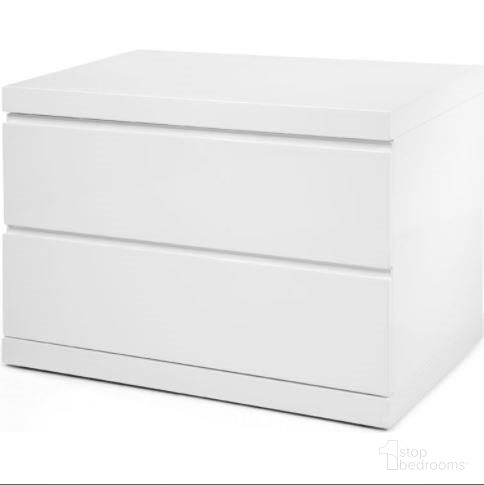 The appearance of Homeroots White Nightstand 370734 designed by Homeroots in the modern / contemporary interior design. This white piece of furniture  was selected by 1StopBedrooms from  to add a touch of cosiness and style into your home. Sku: 370734. Material: Steel.