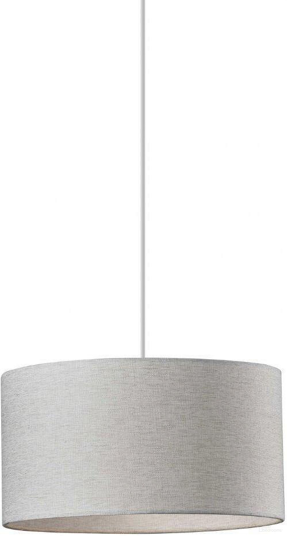 The appearance of Homeroots White Shade Drum Pendant designed by Homeroots in the modern / contemporary interior design. This white piece of furniture was selected by 1StopBedrooms from to add a touch of cosiness and style into your home. Sku: 372882. Material: Metal.