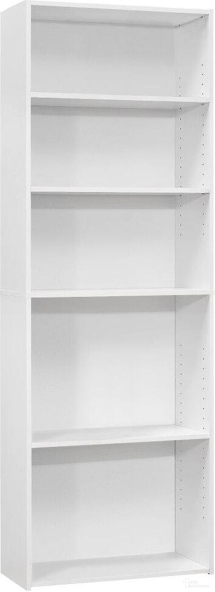 The appearance of Homeroots White Shelves Bookcase 355727 designed by Homeroots in the modern / contemporary interior design. This white piece of furniture  was selected by 1StopBedrooms from  to add a touch of cosiness and style into your home. Sku: 355727. Material: Wood.