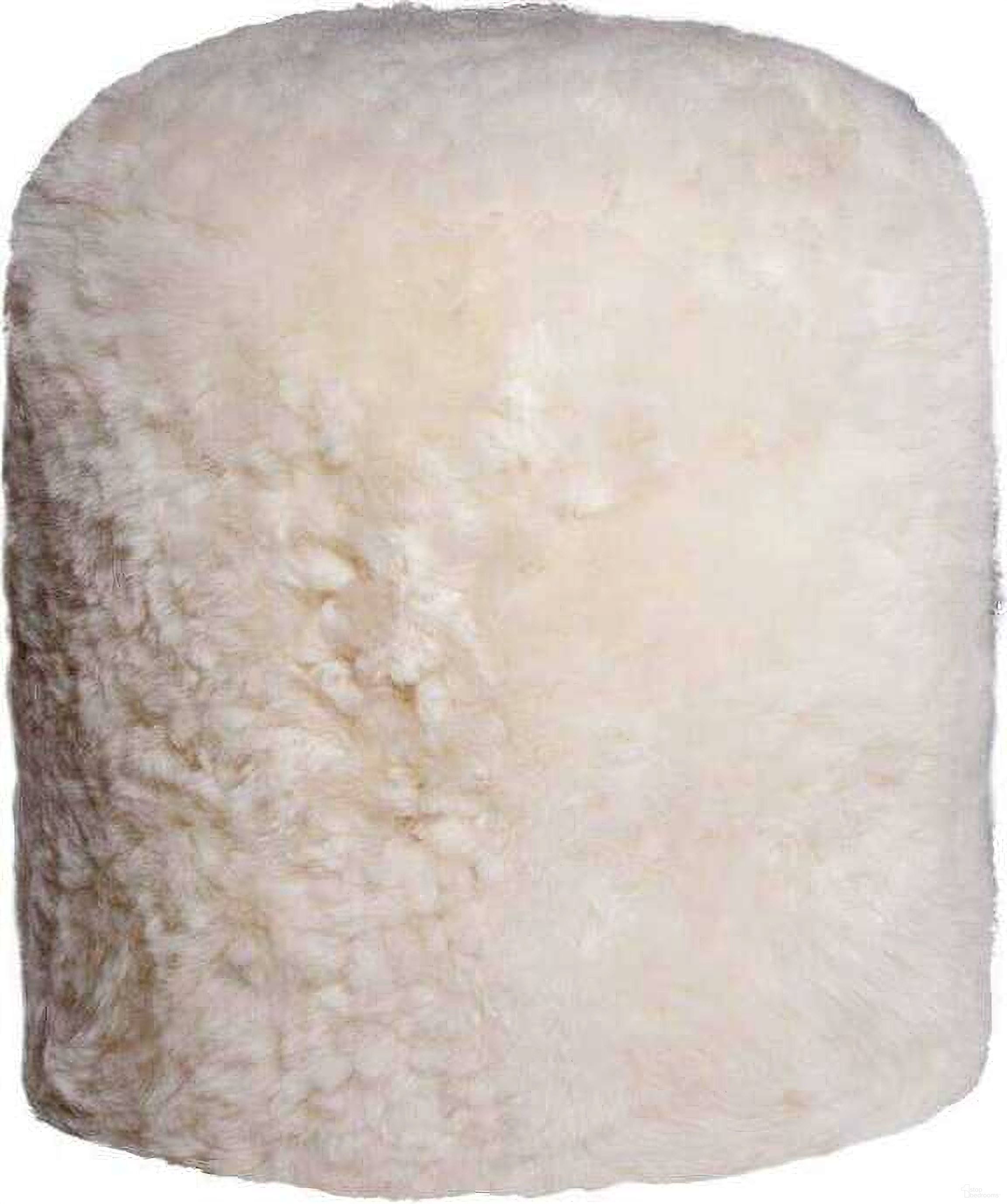 The appearance of Homeroots White Short Hair Sheepskin Stump Pouf designed by Homeroots in the modern / contemporary interior design. This white piece of furniture was selected by 1StopBedrooms from to add a touch of cosiness and style into your home. Sku: 317013. Material: Microsuede.