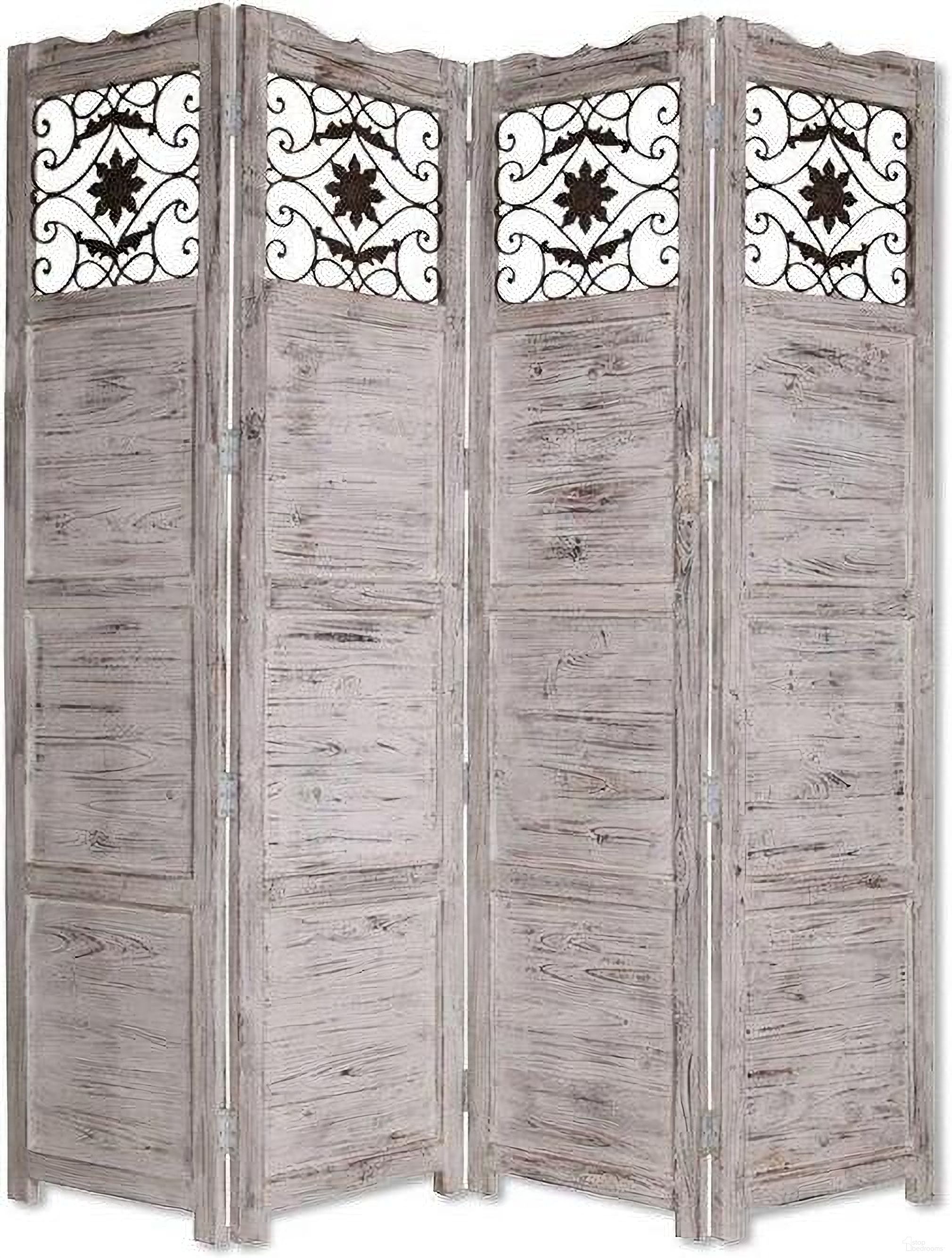 Homeroots White Wood Screen 274888