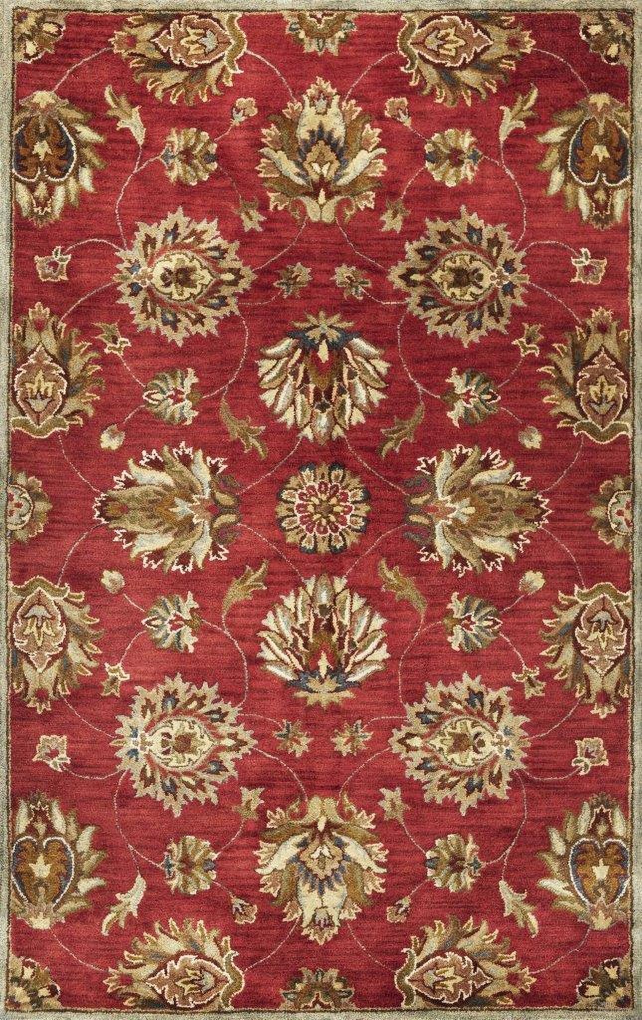 The appearance of Wool Red Area Rug - 8' x 10' designed by Homeroots in the traditional interior design. This red piece of furniture was selected by 1StopBedrooms from to add a touch of cosiness and style into your home. Sku: 350255. Material: Wool.
