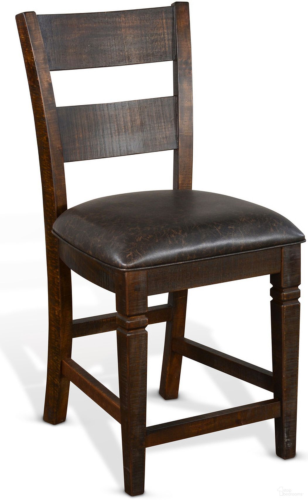 Sunny Designs Homestead Ladderback Barstool - Thumbnail 4