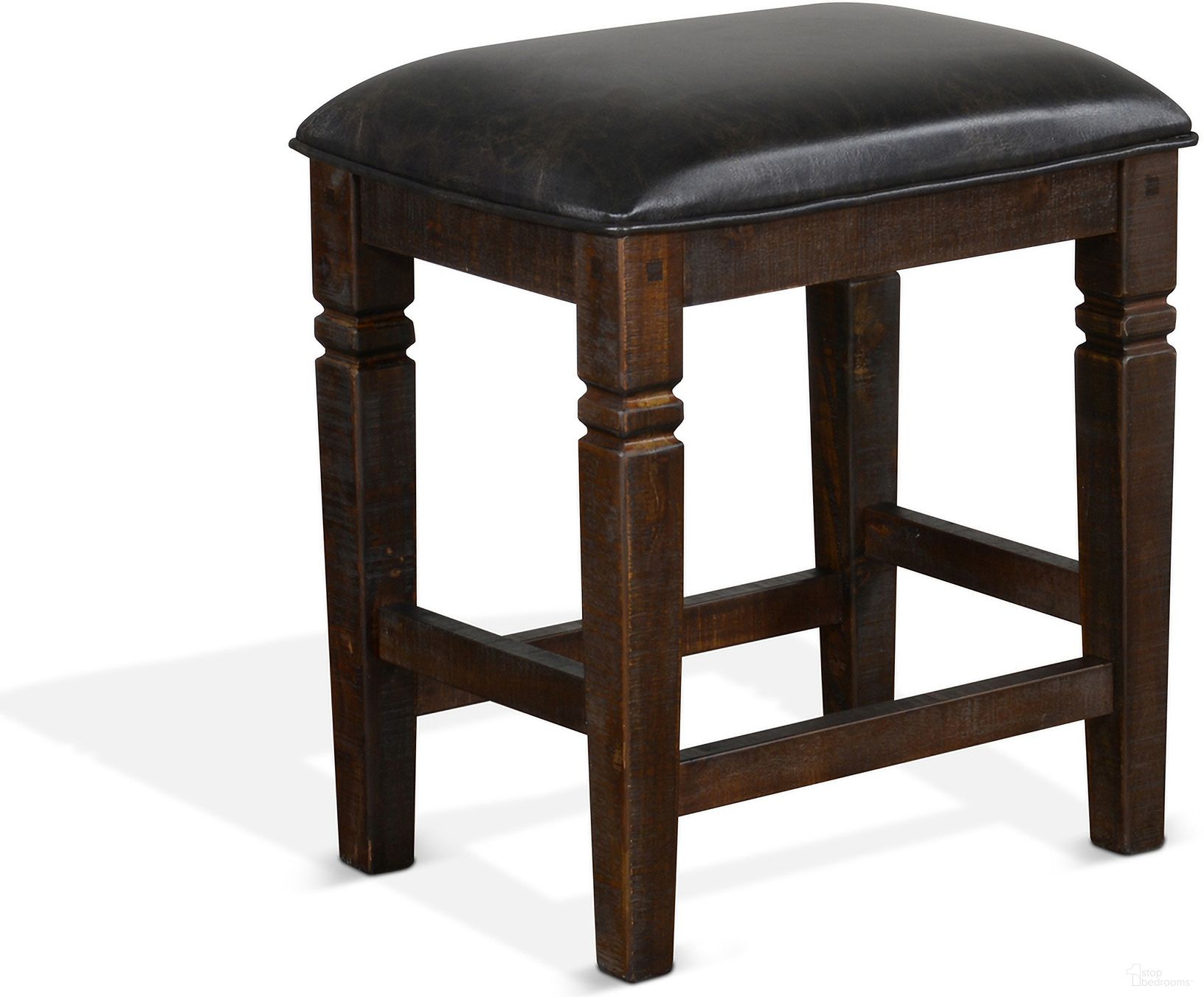 The appearance of Homestead Backless Counter Stool Set of 2 In Tobacco designed by Sunny Designs in the transitional interior design. This tobacco piece of furniture was selected by 1StopBedrooms from Homestead Collection to add a touch of cosiness and style into your home. Sku: 1430TL2-24. Material: Solid Wood.