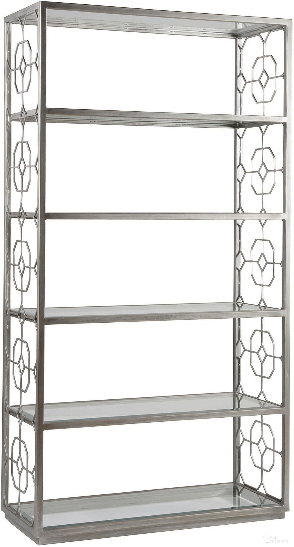 The appearance of Metal Designs Honeycomb Etagere In Argento designed by Artistica Home in the industrial interior design. This argento piece of furniture was selected by 1StopBedrooms from Metal Designs Collection to add a touch of cosiness and style into your home. Sku: 2056-991-46. Material: Metal.