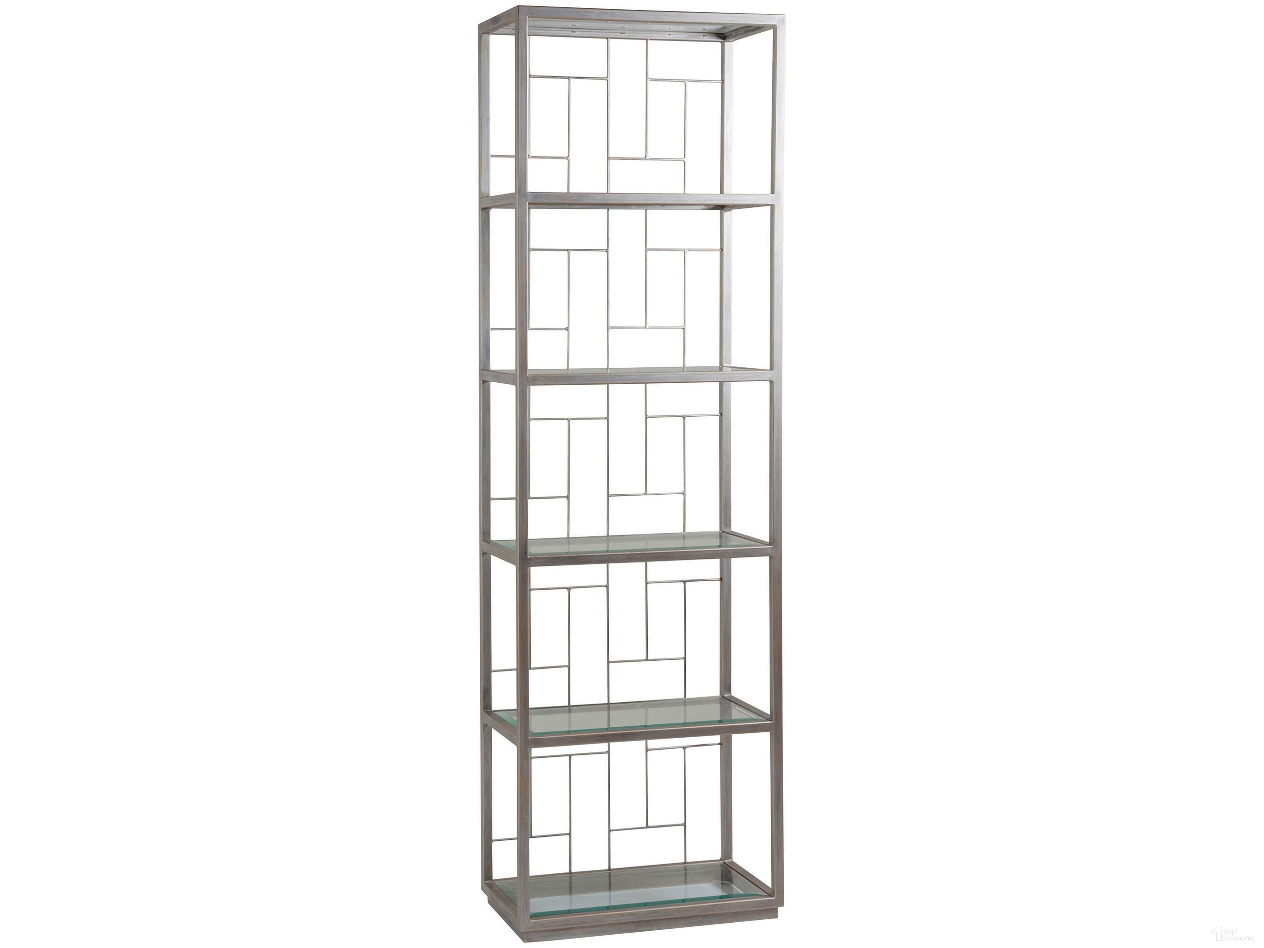 The appearance of Metal Designs Mid Geo Etagere In Argento designed by Artistica Home in the industrial interior design. This argento piece of furniture was selected by 1StopBedrooms from Metal Designs Collection to add a touch of cosiness and style into your home. Sku: 2056-989-46. Material: Metal.
