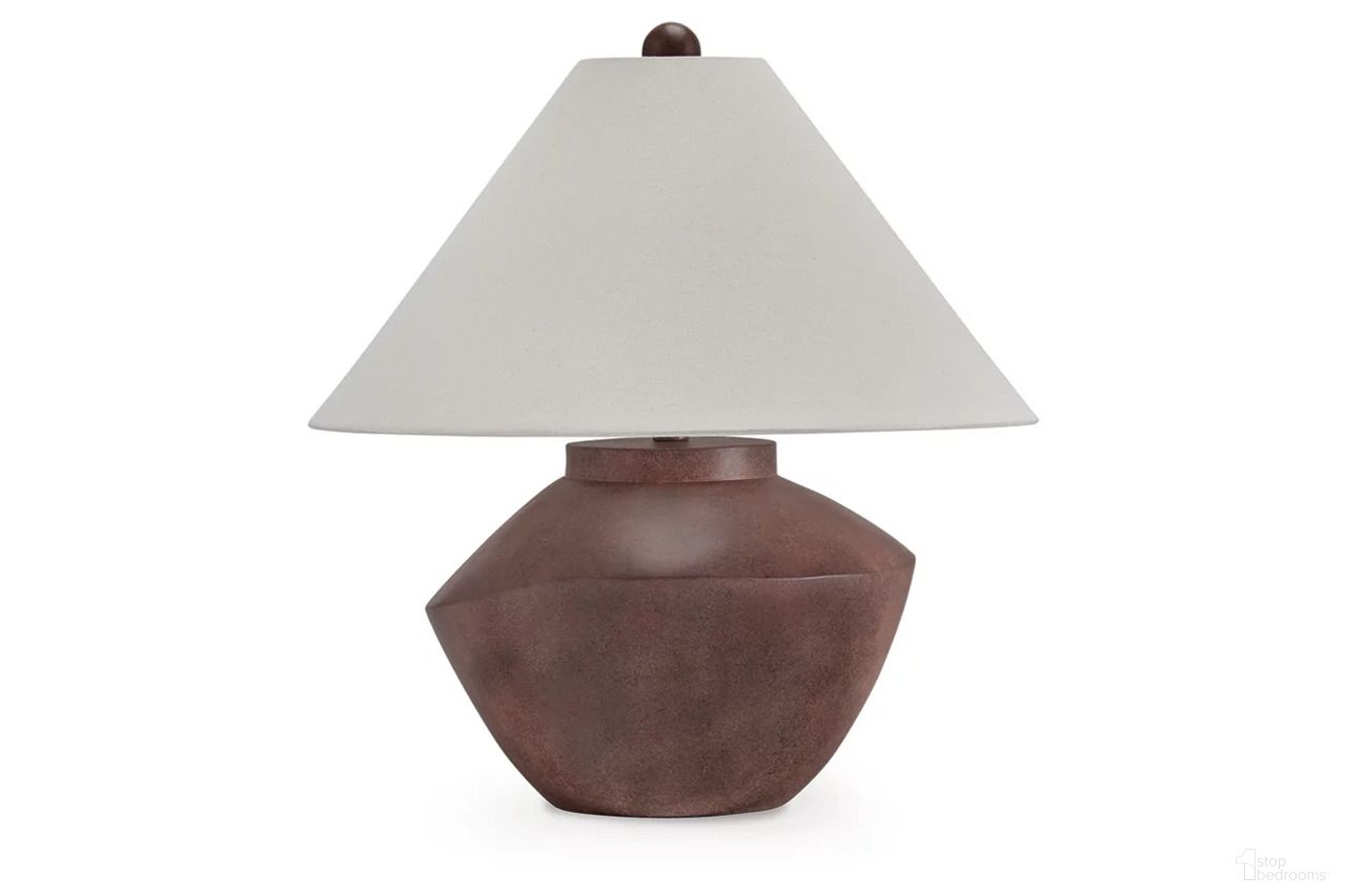 Honsworth Table Lamp In Antique Brown