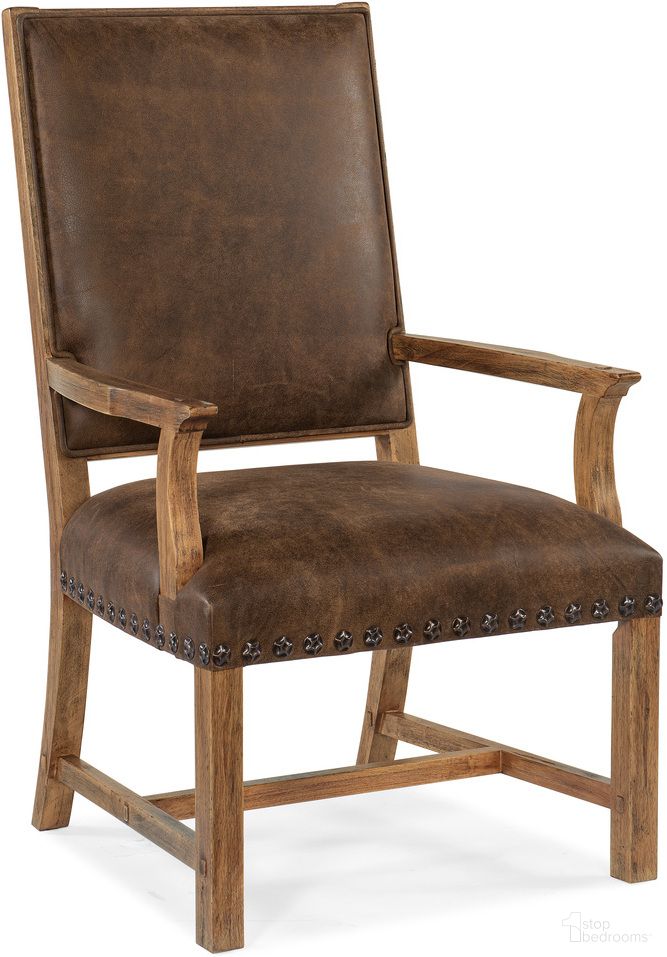 The appearance of Hooker Furniture Big Sky Host Chair In Brown Set of 2 designed by Hooker in the transitional interior design. This brown piece of furniture was selected by 1StopBedrooms from Big Sky Collection to add a touch of cosiness and style into your home. Sku: 6700-75300-80. Material: Wood. Chair Type: Arm Chair.