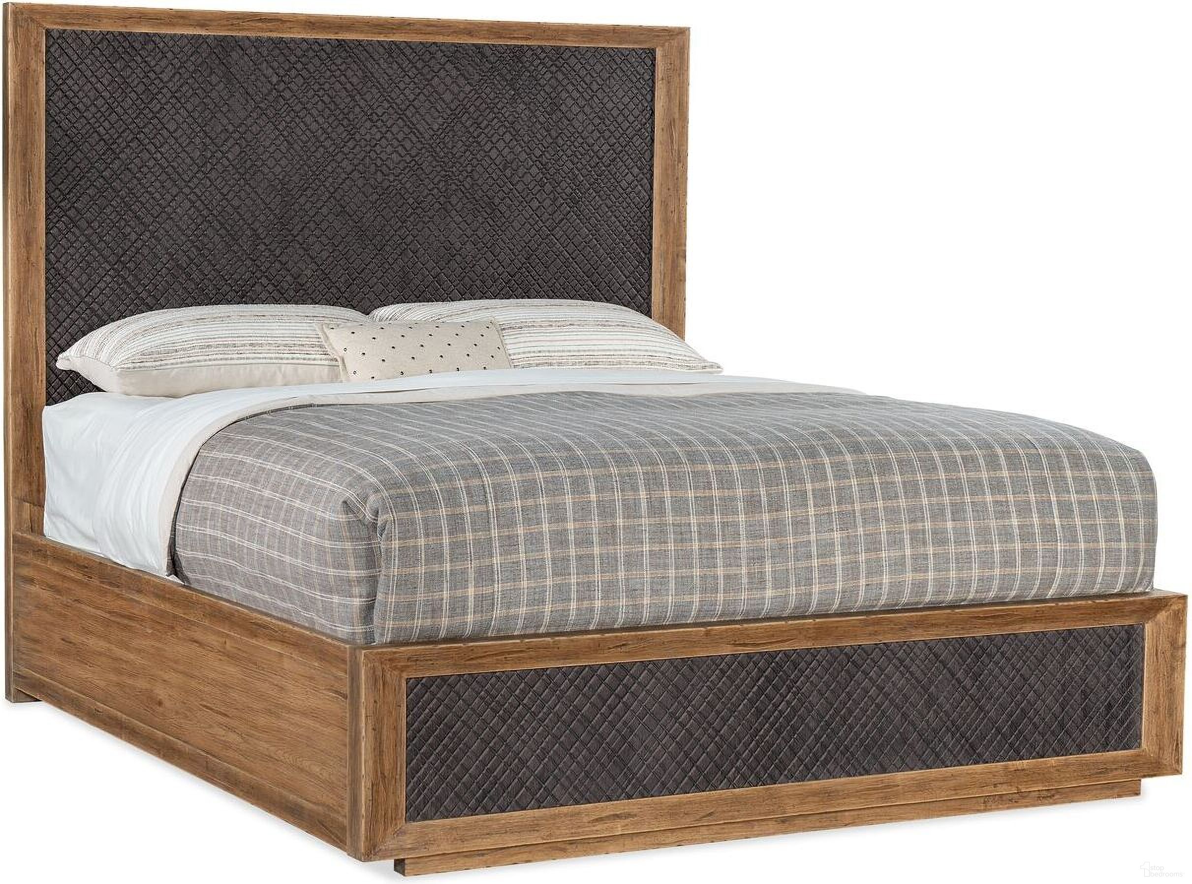Hooker Furniture Big Sky King Panel Bed In Medium Wood