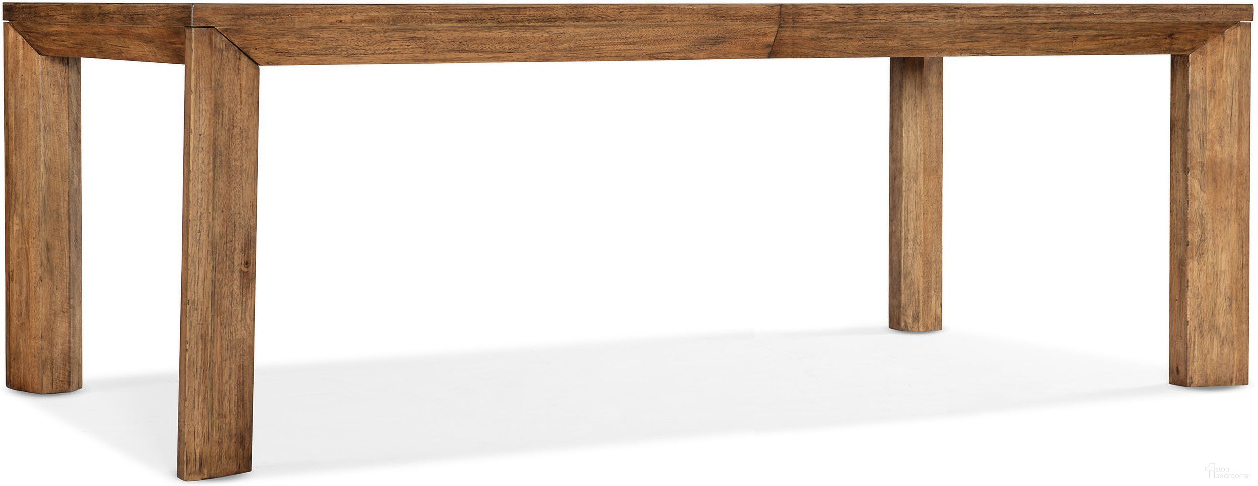 Hooker Furniture Big Sky Leg Table In Medium Wood