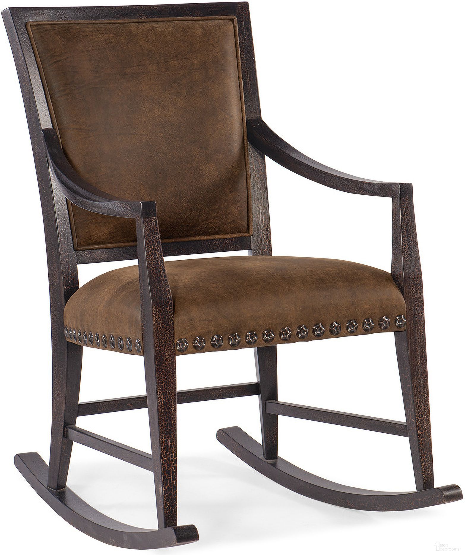 Hooker Furniture Big Sky Rocking Chair In Brown