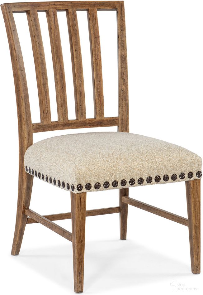 The appearance of Hooker Furniture Big Sky Side Chair In Beige Set of 2 designed by Hooker in the transitional interior design. This beige piece of furniture  was selected by 1StopBedrooms from Big Sky Collection to add a touch of cosiness and style into your home. Sku: 6700-75410-80. Material: Wood. Chair Type: Side Chair.