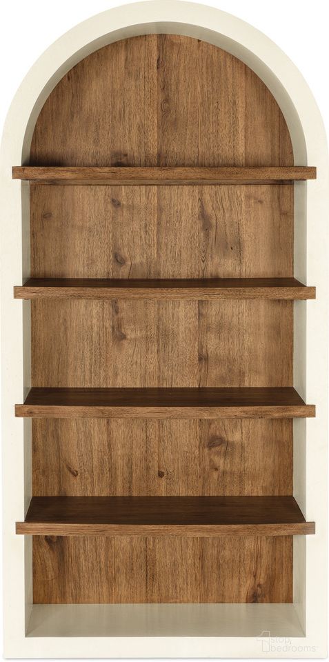 The appearance of Hooker Furniture Big Sky Tahoe Etagere In Avalanche White designed by Hooker in the transitional interior design. This white piece of furniture  was selected by 1StopBedrooms from Big Sky Collection to add a touch of cosiness and style into your home. Sku: 6700-50005-02. Material: Hickory.