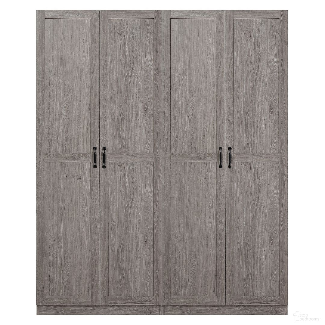 Hopkins Storage Closet Set of 2 In Grey
