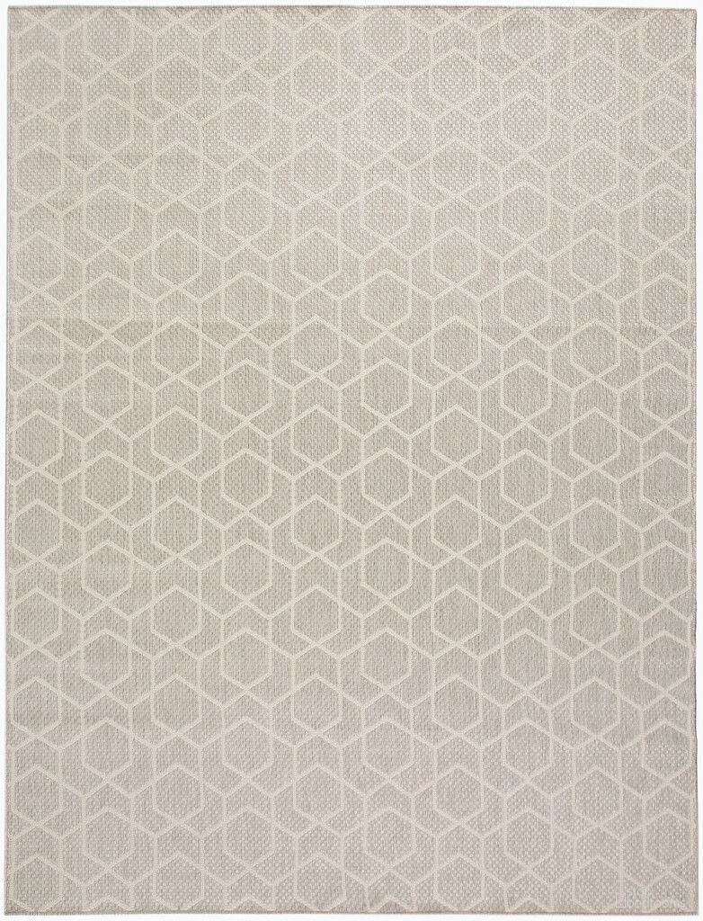 Horizon 10' x 14' Indoor Outdoor Modern Rug In Grey