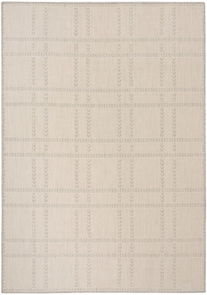 Horizon 4' x 6' Indoor Outdoor Modern Rug In Grey