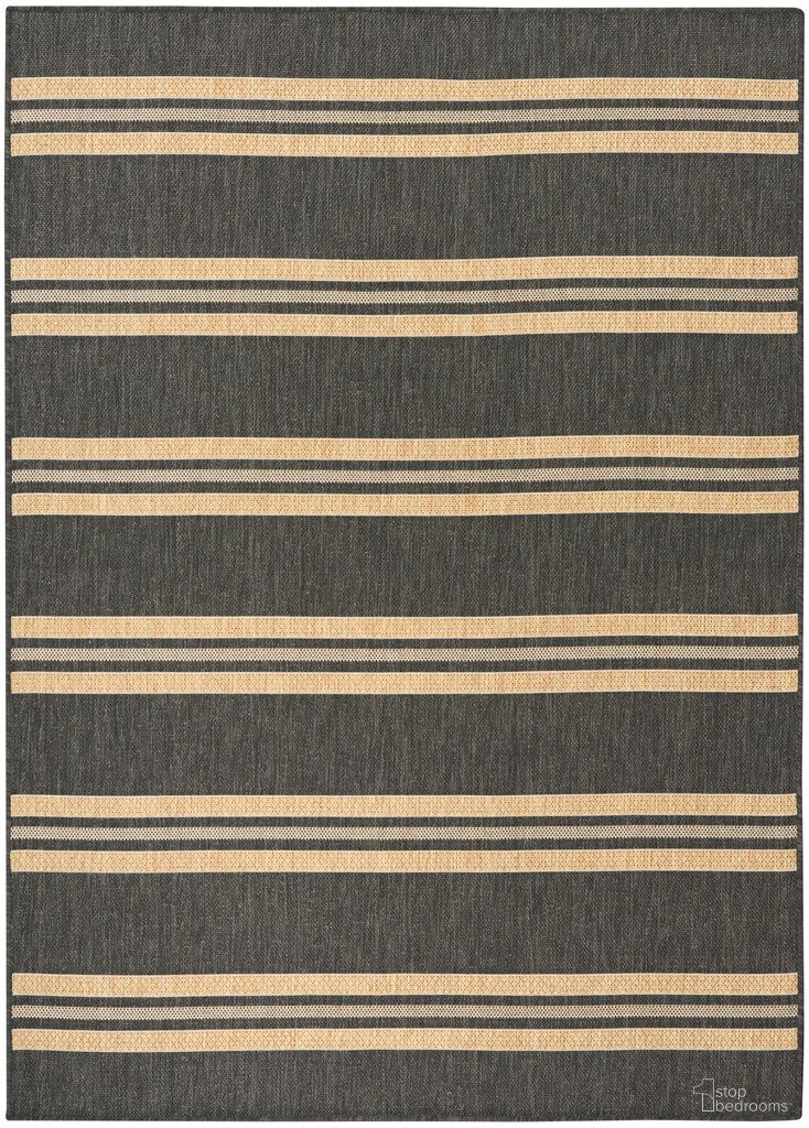 Horizon 6' x 9' Indoor Outdoor Modern Rug In Charcoal