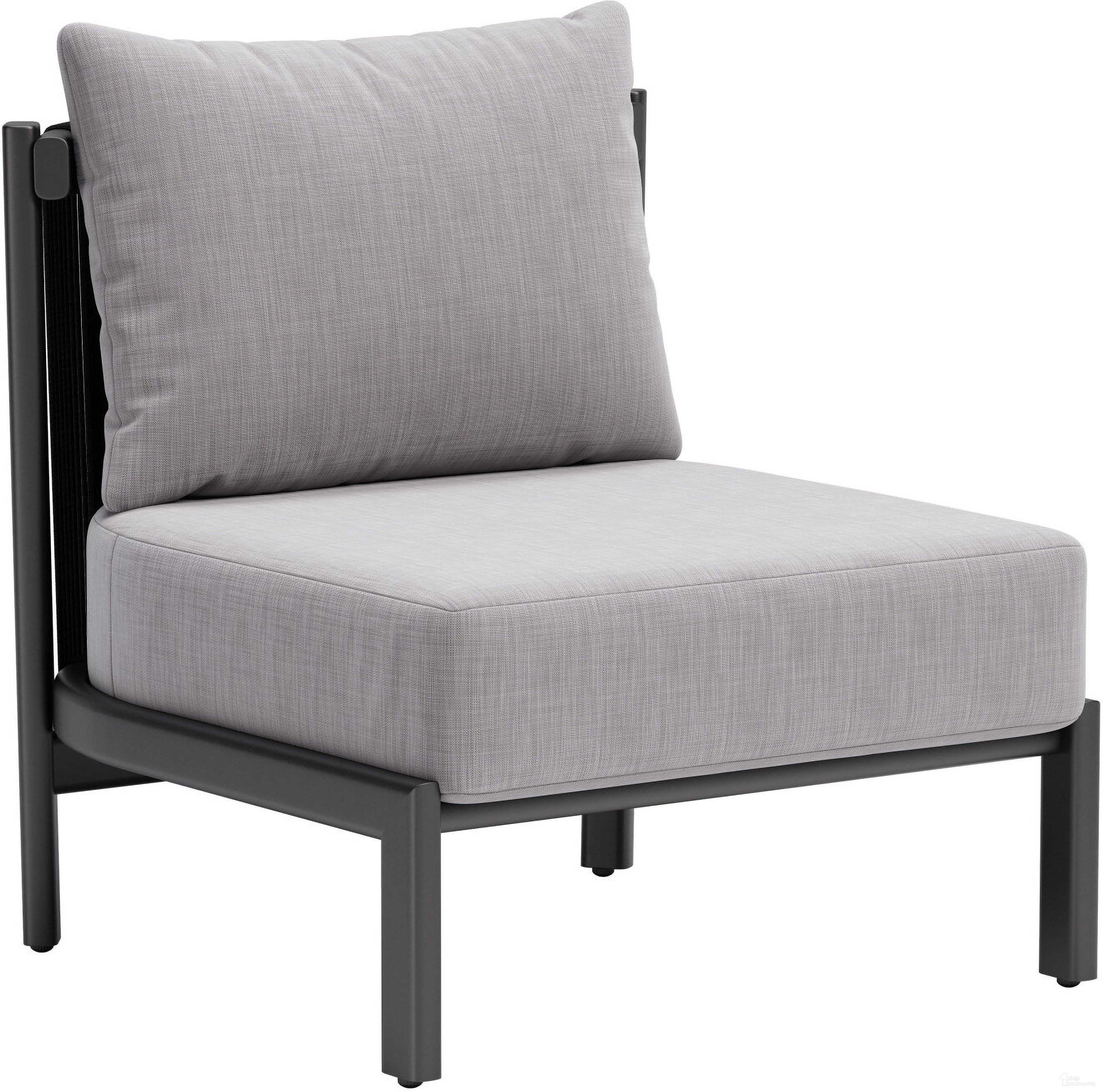 The appearance of Horizon Accent Chair In Gray designed by Zuo Modern in the modern / contemporary interior design. This gray piece of furniture  was selected by 1StopBedrooms from Horizon Collection to add a touch of cosiness and style into your home. Sku: 704046. Material: Olefin.