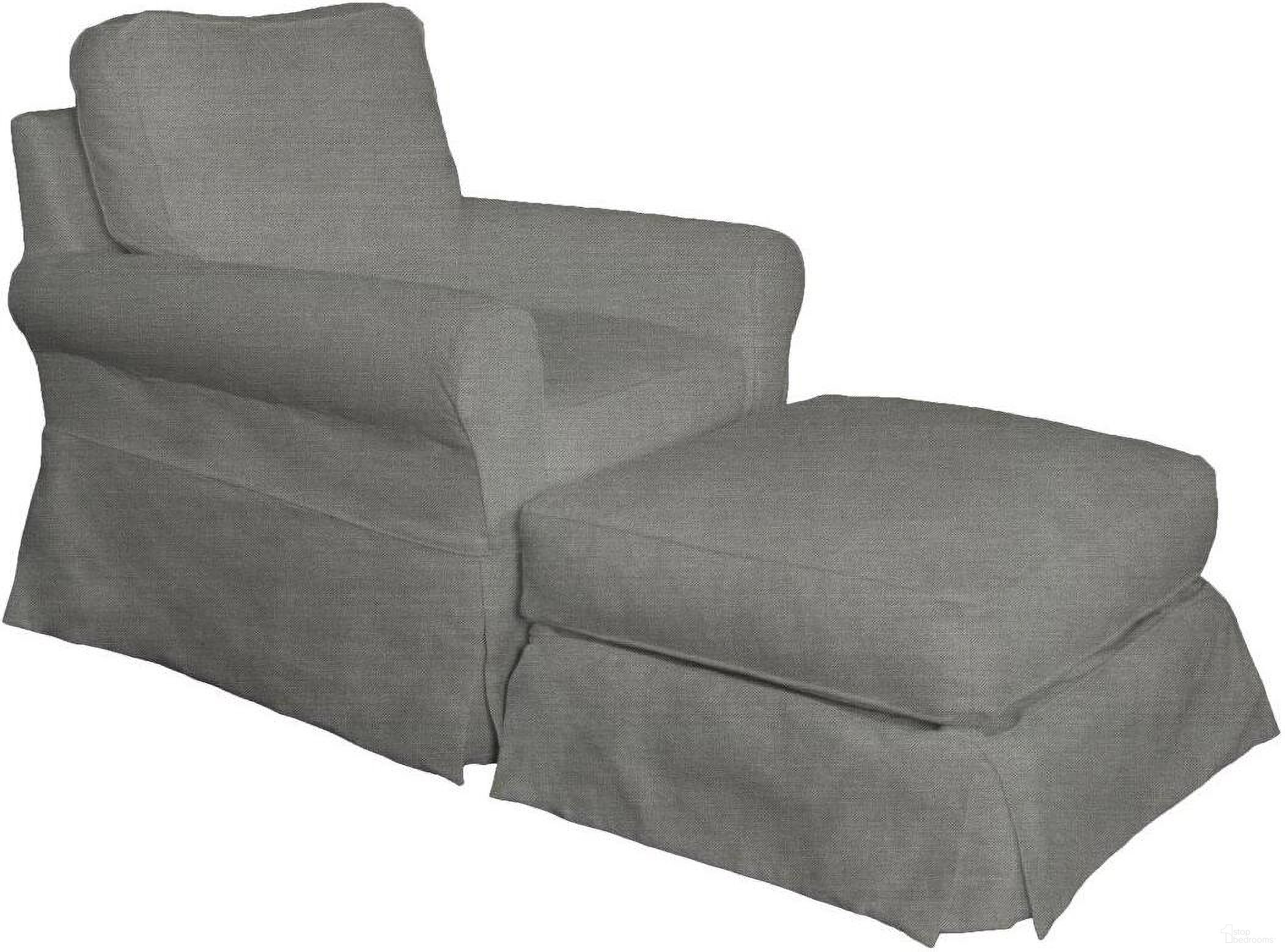 The appearance of Horizon Gray Slipcovered Swivel Rocking Chair and Ottoman designed by Sunset Trading in the traditional interior design. This grey piece of furniture  was selected by 1StopBedrooms from Horizon Collection to add a touch of cosiness and style into your home. Sku: SU-114993-391094;SU-117630-391094. Material: Wood.
