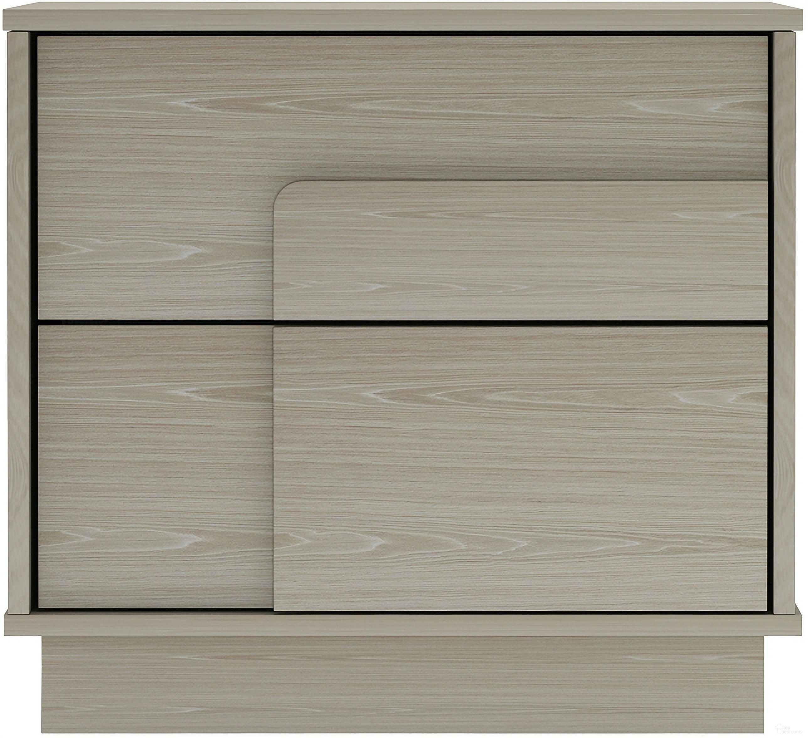 Horizon Nightstand In Whitewashed Oak