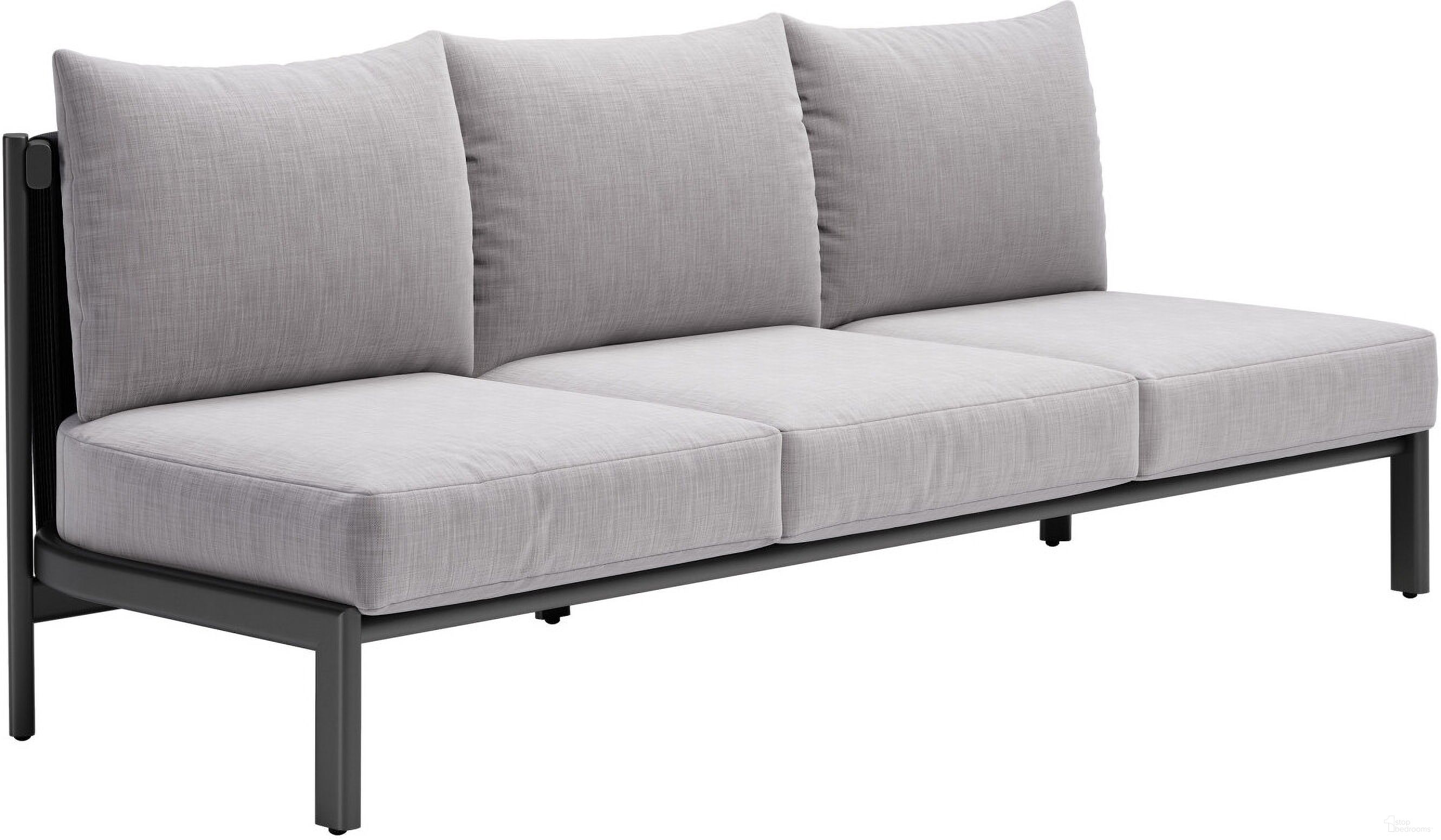 The appearance of Horizon Sofa In Gray designed by Zuo Modern in the modern / contemporary interior design. This gray piece of furniture was selected by 1StopBedrooms from Horizon Collection to add a touch of cosiness and style into your home. Sku: 704047. Material: Olefin.