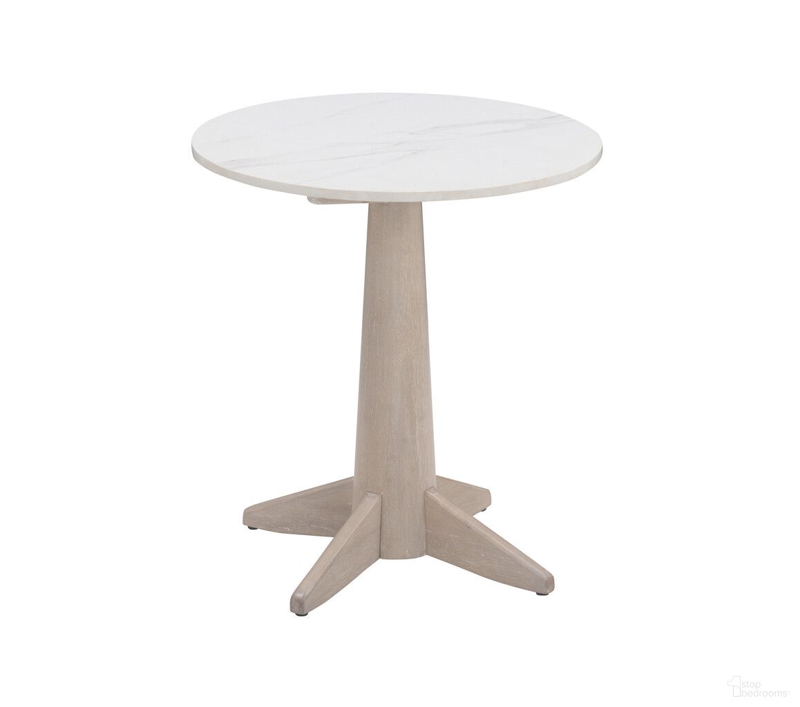 The appearance of Horizons End Table In White designed by Bassett Mirror Company in the modern / contemporary interior design. This white piece of furniture  was selected by 1StopBedrooms from Horizons Collection to add a touch of cosiness and style into your home. Sku: 2533-LR-200. Material: Wood.