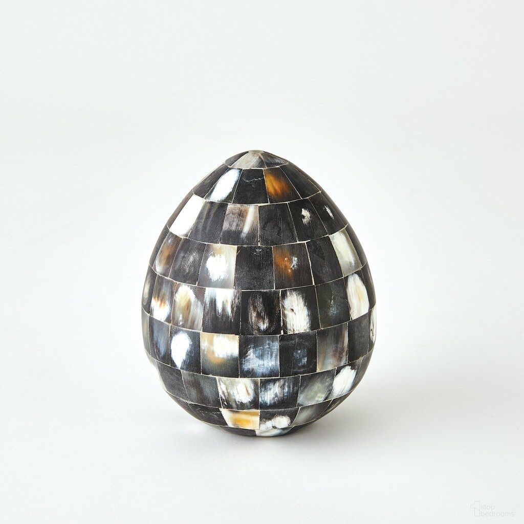 Horn Large Egg In Black