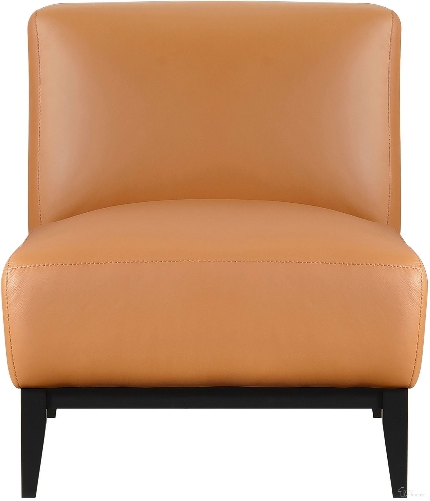 The appearance of Houghton Accent Chair In Orange designed by Homelegance in the modern / contemporary interior design. This orange piece of furniture was selected by 1StopBedrooms from Houghton Collection to add a touch of cosiness and style into your home. Sku: 1129RNG-1. Material: Leather.