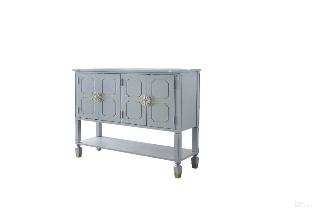 The appearance of House Marchese Server In Gray designed by ACME in the modern / contemporary interior design. This gray piece of furniture was selected by 1StopBedrooms from House Marchese Collection to add a touch of cosiness and style into your home. Sku: 68864. Material: Wood.