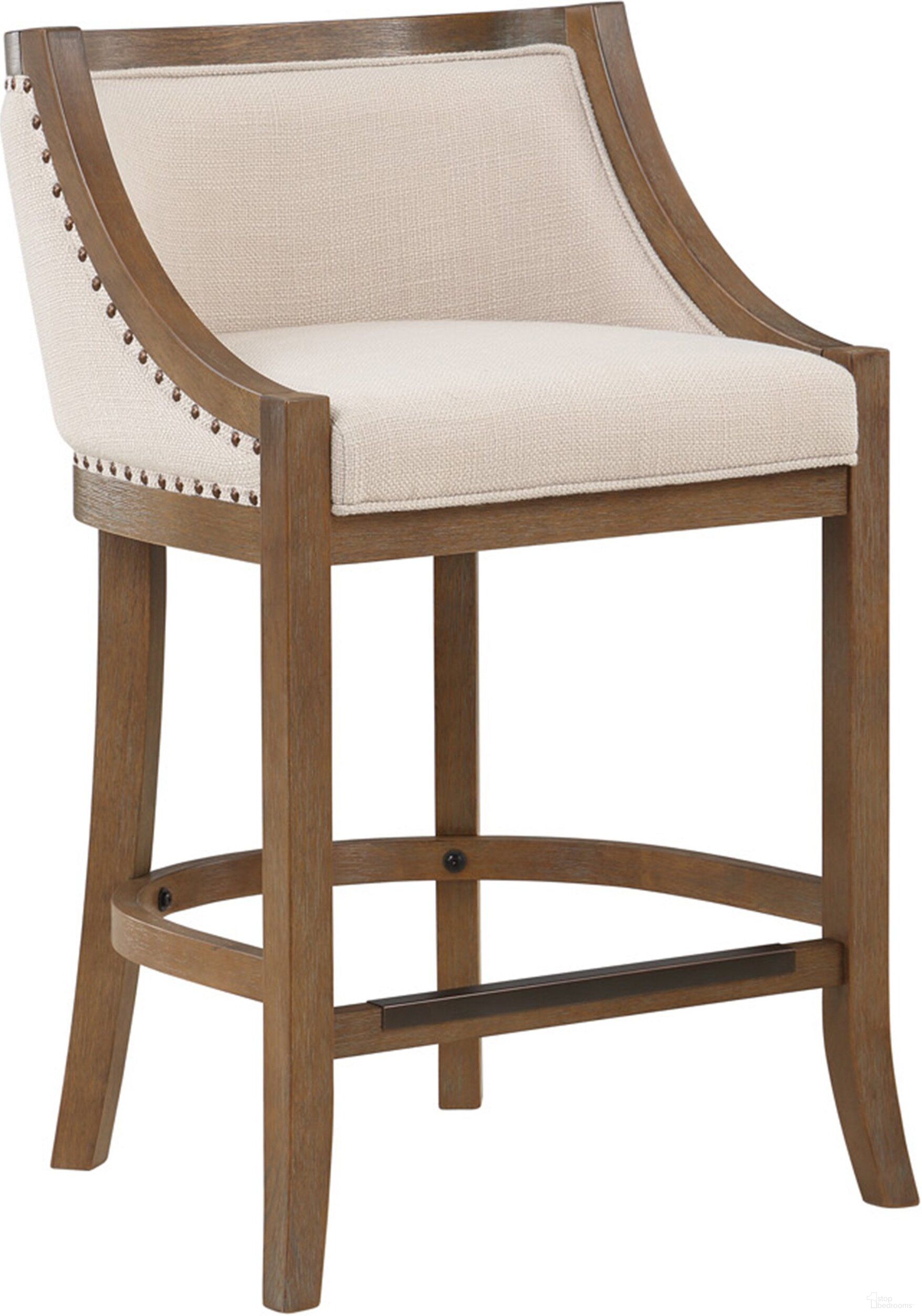 The appearance of Houston 26 Inch Stool In Warm Brown designed by American Woodcrafters in the transitional interior design. This warm brown piece of furniture was selected by 1StopBedrooms from Houston Collection to add a touch of cosiness and style into your home. Sku: B2-556-26F. Material: Hardwood.
