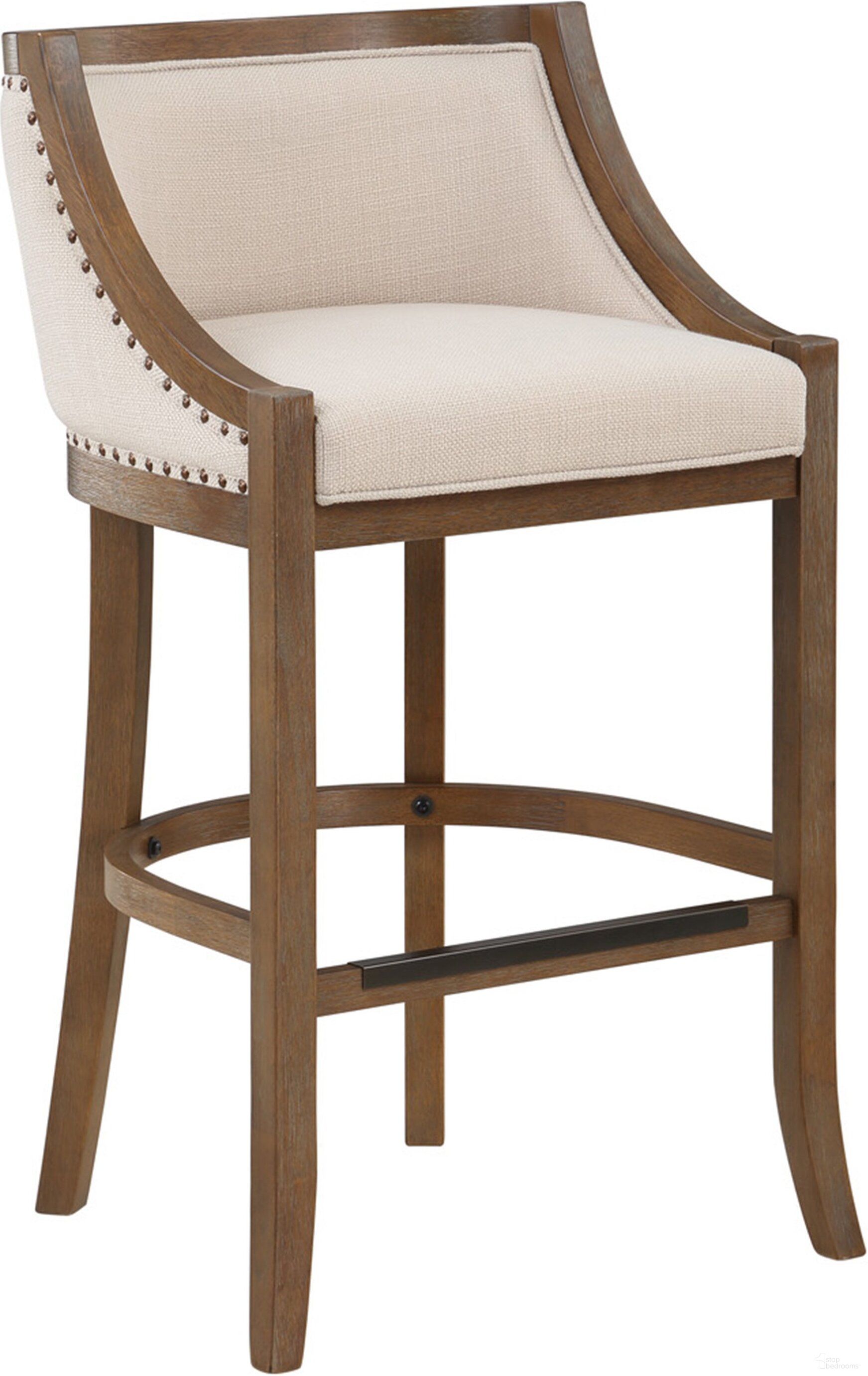 Houston 30 Inch Stool In Warm Brown