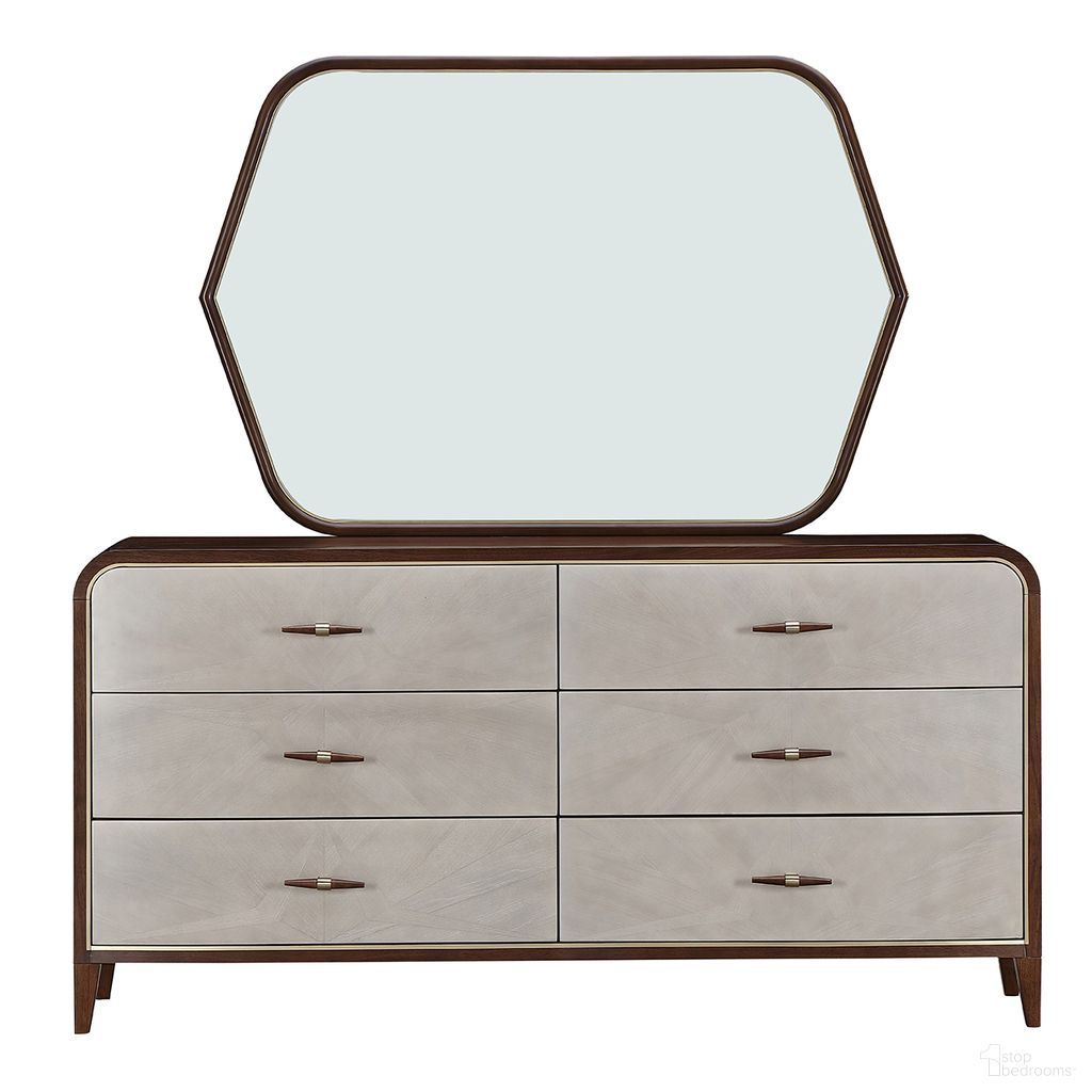 Houston Dresser with Mirror In Walnut