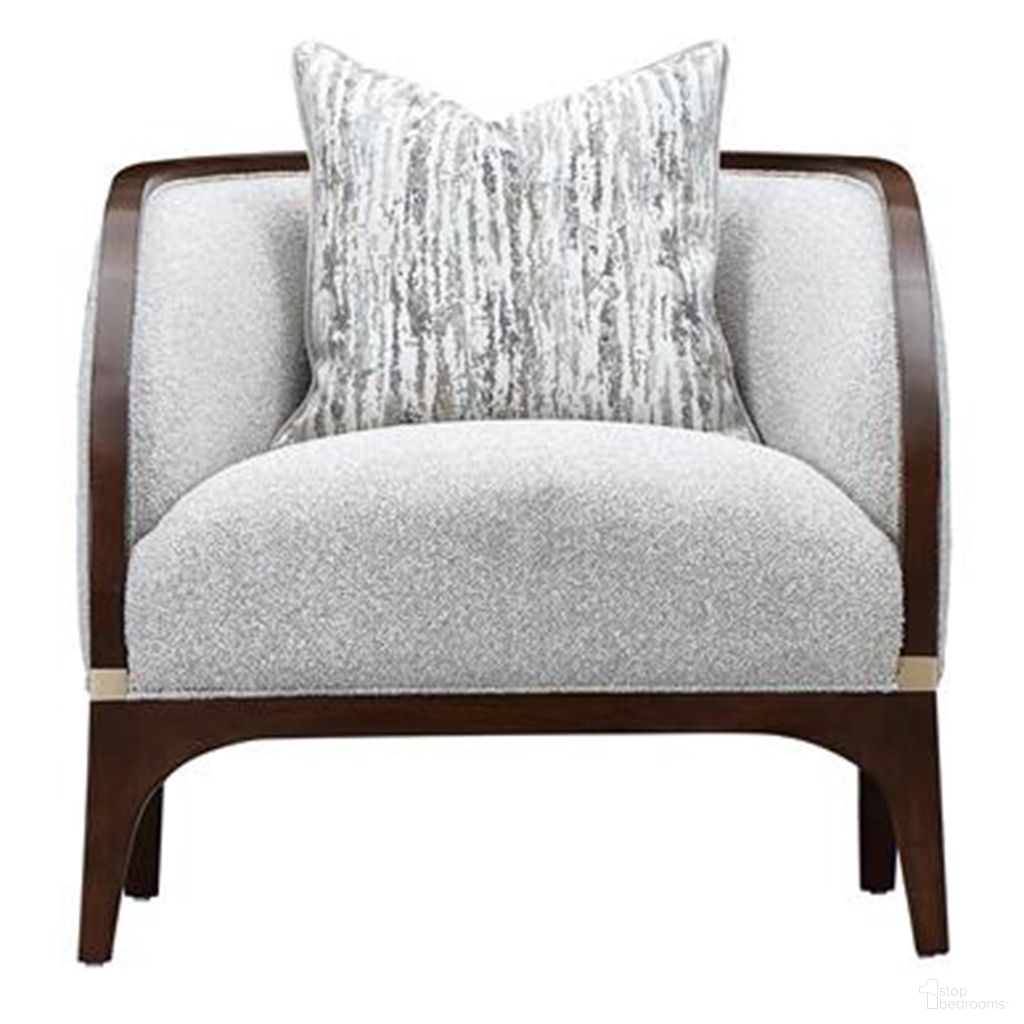 The appearance of Houston Matching Chair In Walnut designed by Michael Amini in the transitional interior design. This walnut piece of furniture was selected by 1StopBedrooms from Houston Collection to add a touch of cosiness and style into your home. Sku: 9095835-PBL-416. Material: Birch.