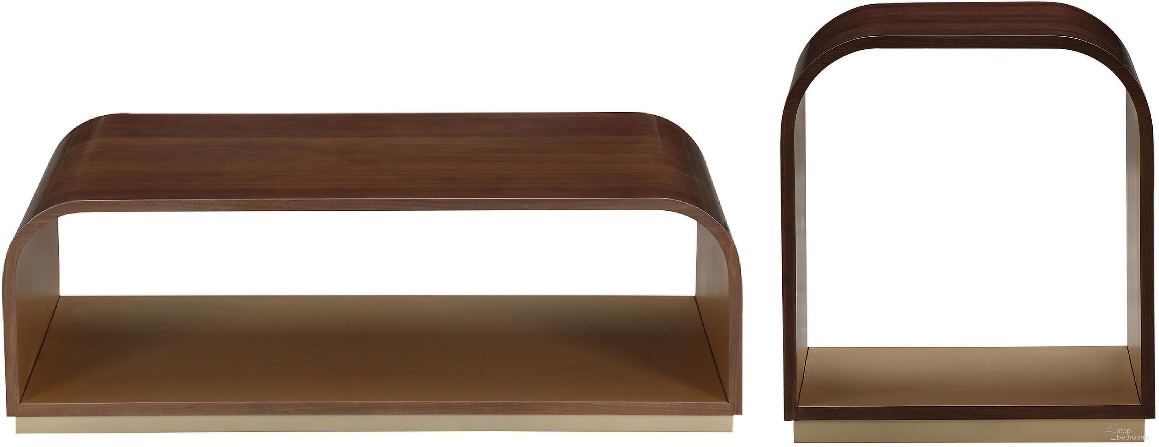 The appearance of Houston Occasional Table Set In Walnut designed by Michael Amini in the transitional interior design. This walnut piece of furniture was selected by 1StopBedrooms from Houston Collection to add a touch of cosiness and style into your home. Sku: 9095204-416;9095202-416. Material: Birch.