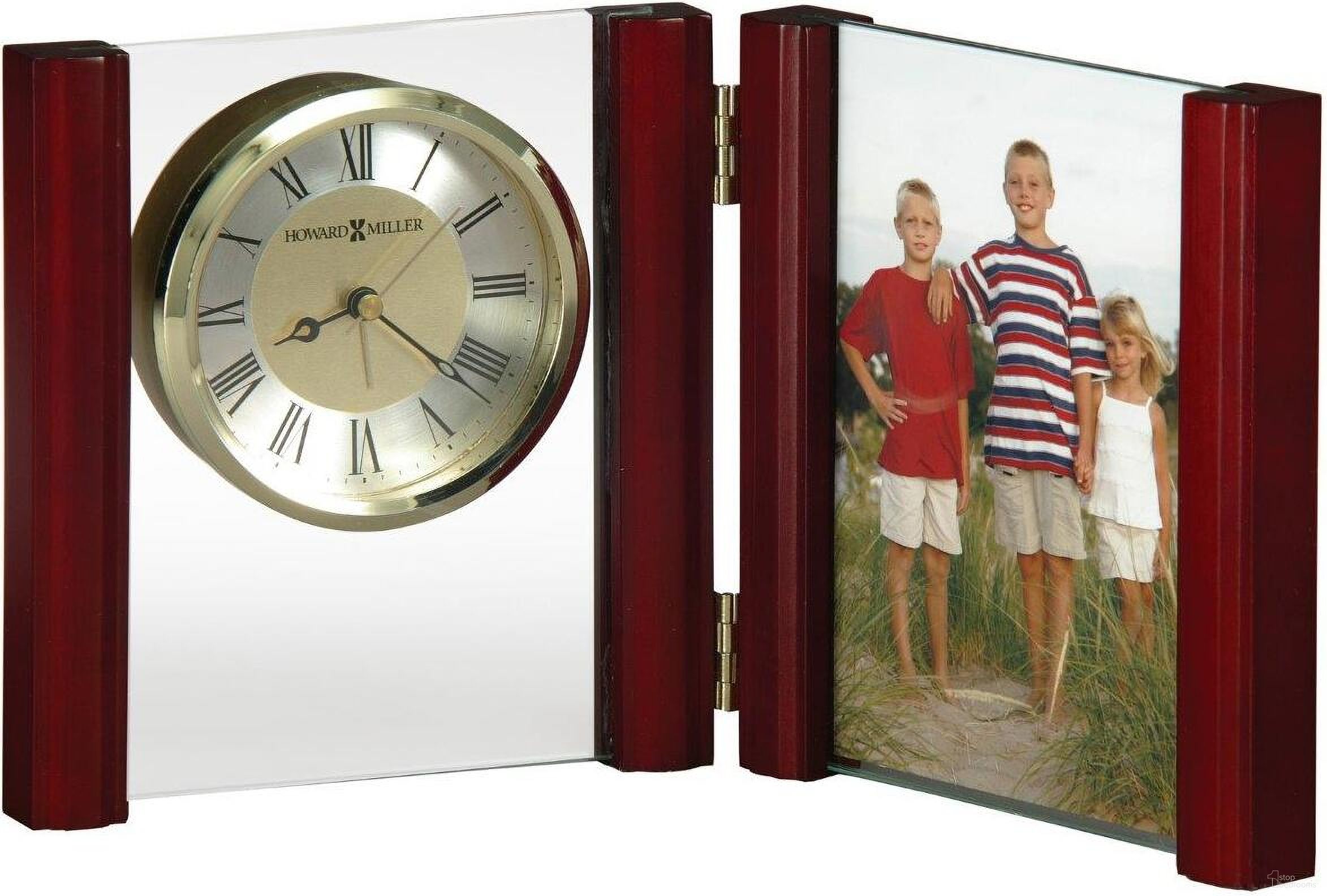 The appearance of Howard Miller Alex Tabletop Clock designed by Howard Miller in the traditional interior design. This dark brown piece of furniture was selected by 1StopBedrooms from to add a touch of cosiness and style into your home. Sku: 645618.