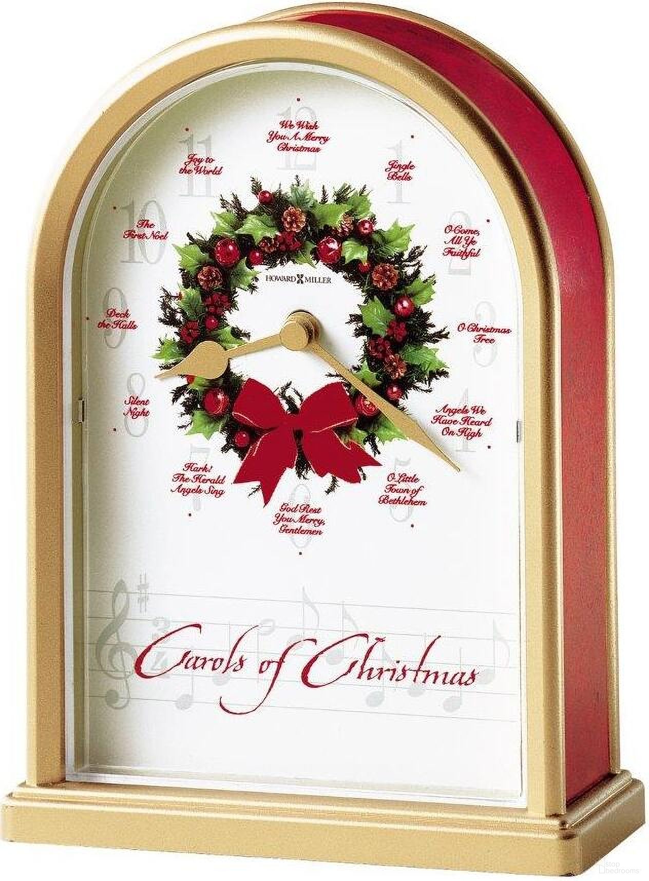 Howard Miller Carols Of Christmas II Tabletop Clock