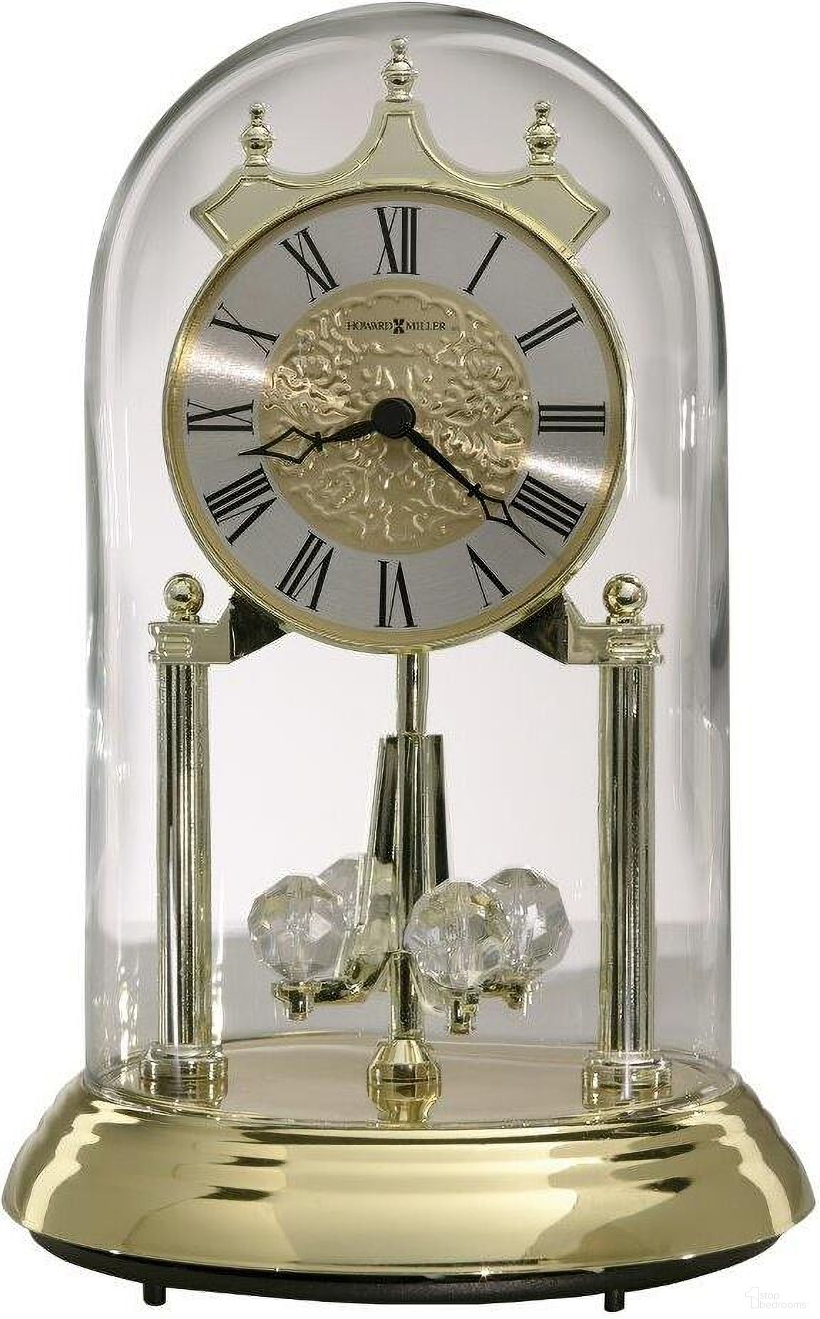 The appearance of Howard Miller Christina Tabletop Clock designed by Howard Miller in the traditional interior design. This steel piece of furniture was selected by 1StopBedrooms from to add a touch of cosiness and style into your home. Sku: 645690.
