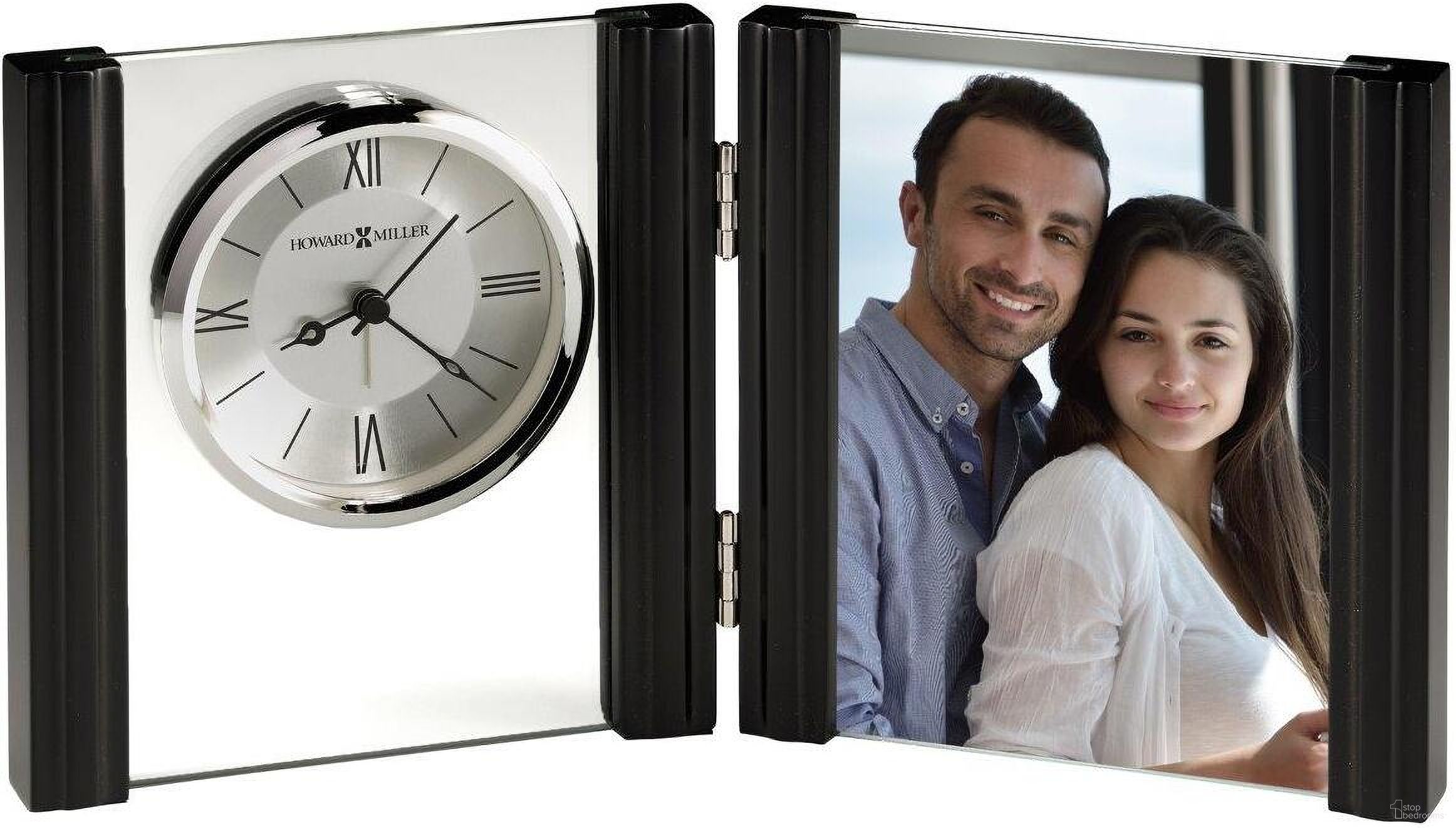 The appearance of Howard Miller Donovan Tabletop Clock designed by Howard Miller in the modern / contemporary interior design. This black piece of furniture was selected by 1StopBedrooms from to add a touch of cosiness and style into your home. Sku: 645803.