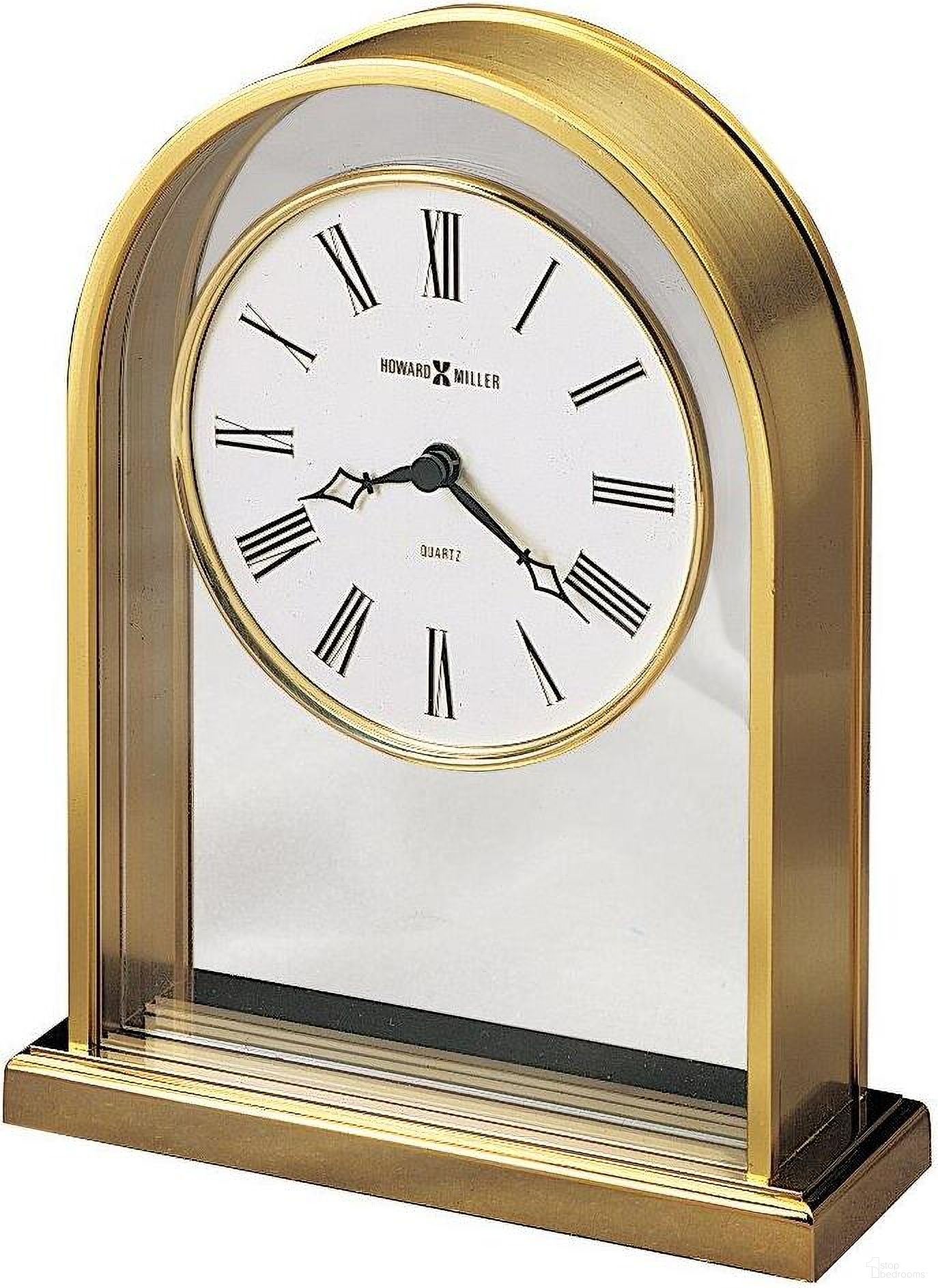 The appearance of Howard Miller Reminisce Tabletop Clock designed by Howard Miller in the traditional interior design. This gold piece of furniture  was selected by 1StopBedrooms from  to add a touch of cosiness and style into your home. Sku: 613118.