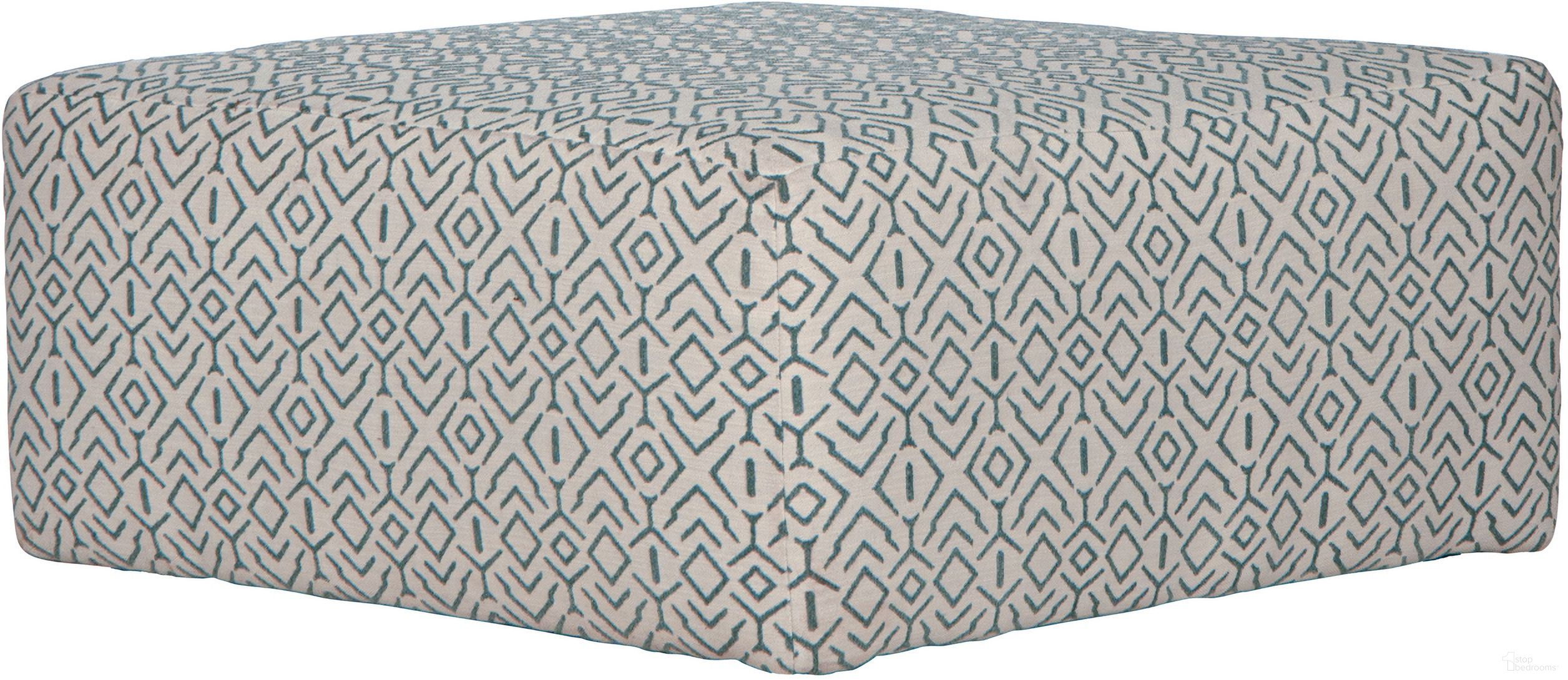 The appearance of Howell Cocktail Ottoman In Aqua designed by Jackson in the traditional interior design. This aqua piece of furniture  was selected by 1StopBedrooms from Howell Collection to add a touch of cosiness and style into your home. Sku: 348212212045. Material: Fabric.