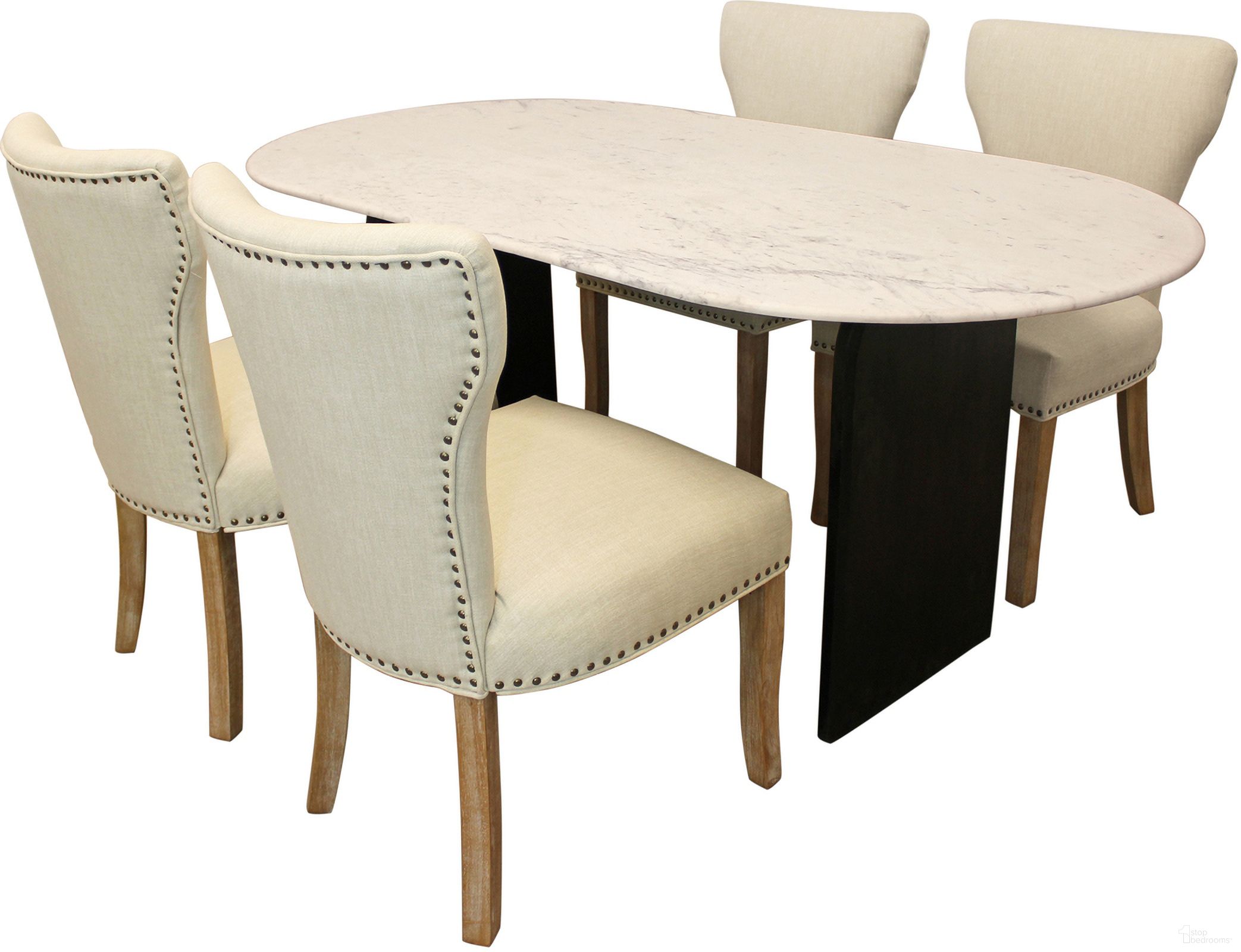 The appearance of Howell Side Chair In Ivory designed by Moti in the country / farmhouse interior design. This ivory piece of furniture  was selected by 1StopBedrooms from Howell Collection to add a touch of cosiness and style into your home. Sku: 88011094. Material: Wood. Chair Type: Side Chair.