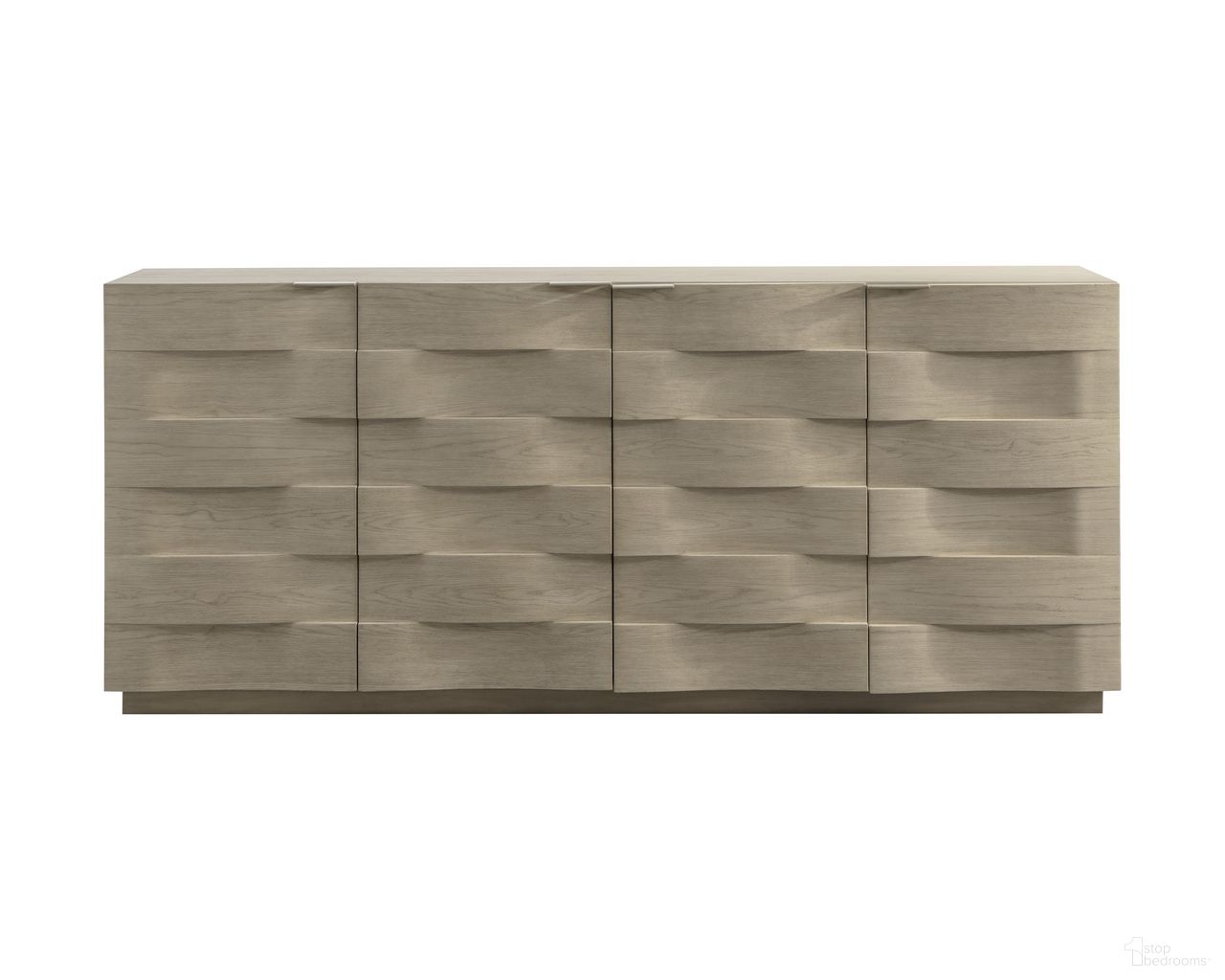 Hoyos Sideboard In Light Wash and Warm Brass