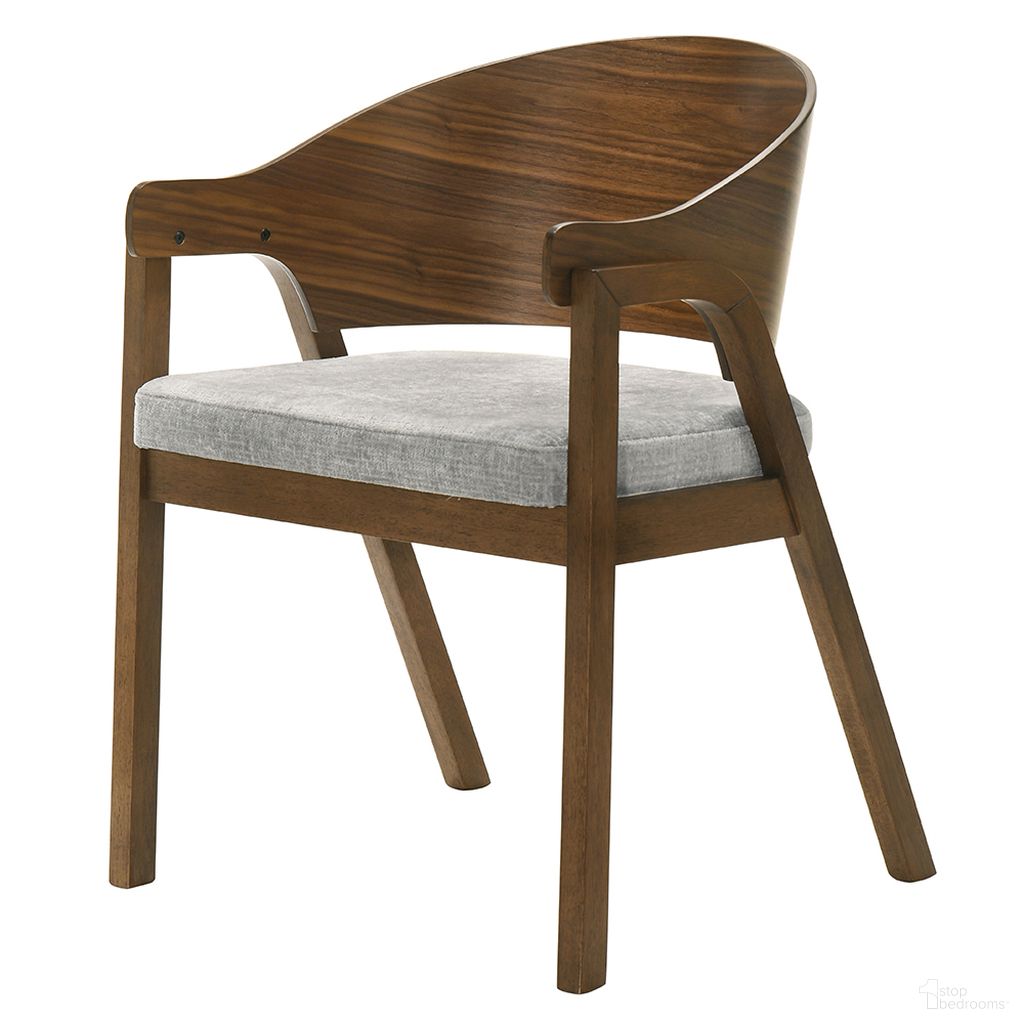 The appearance of Hoyte Arm Chair Set of 2 In Natural Walnut designed by ACME in the modern / contemporary interior design. This natural walnut piece of furniture was selected by 1StopBedrooms from Hoyte Collection to add a touch of cosiness and style into your home. Sku: DN03487. Material: Wood. Chair Type: Arm Chair.