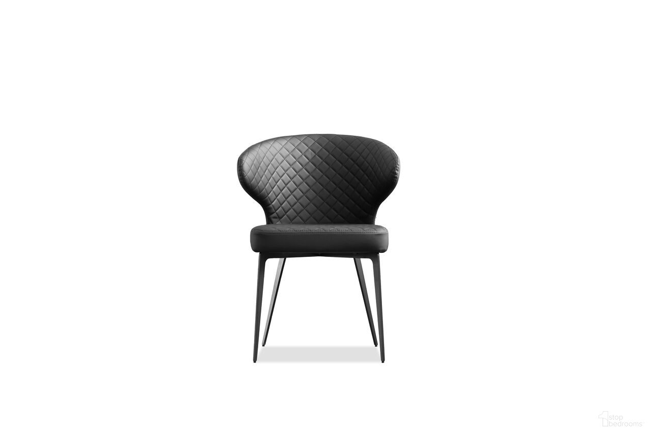 The appearance of Hug Dining Armchair Set of 2 Black Powder Coated Steel Base In Jet Black designed by Mobital in the modern / contemporary interior design. This jet black piece of furniture  was selected by 1StopBedrooms from Hug Collection to add a touch of cosiness and style into your home. Sku: DCH-HUG9-JEBL-. Material: Foam. Chair Type: Arm Chair.