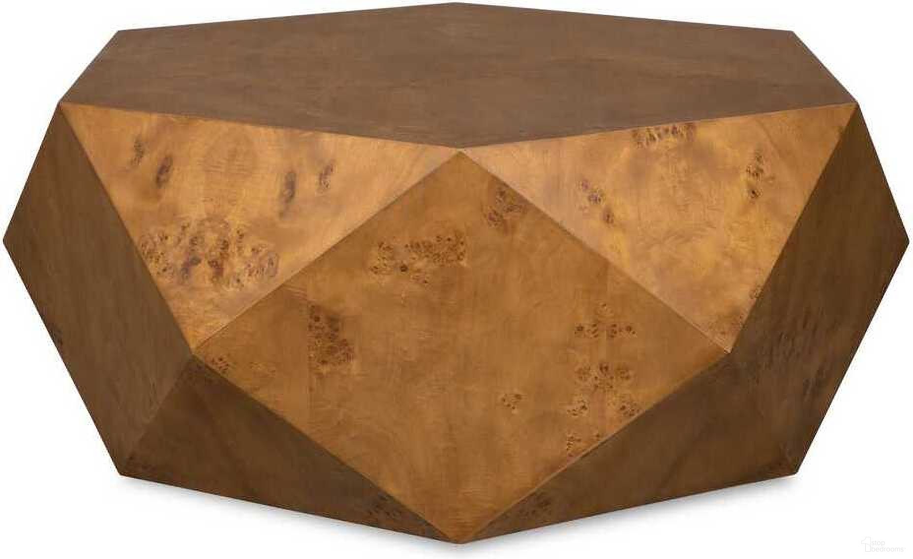 The appearance of Hughes Geometric Coffee Table In Woodtone designed by Uttermost in the modern / contemporary interior design. This woodtone piece of furniture  was selected by 1StopBedrooms from Hughes Collection to add a touch of cosiness and style into your home. Sku: 50113. Material: MDF.