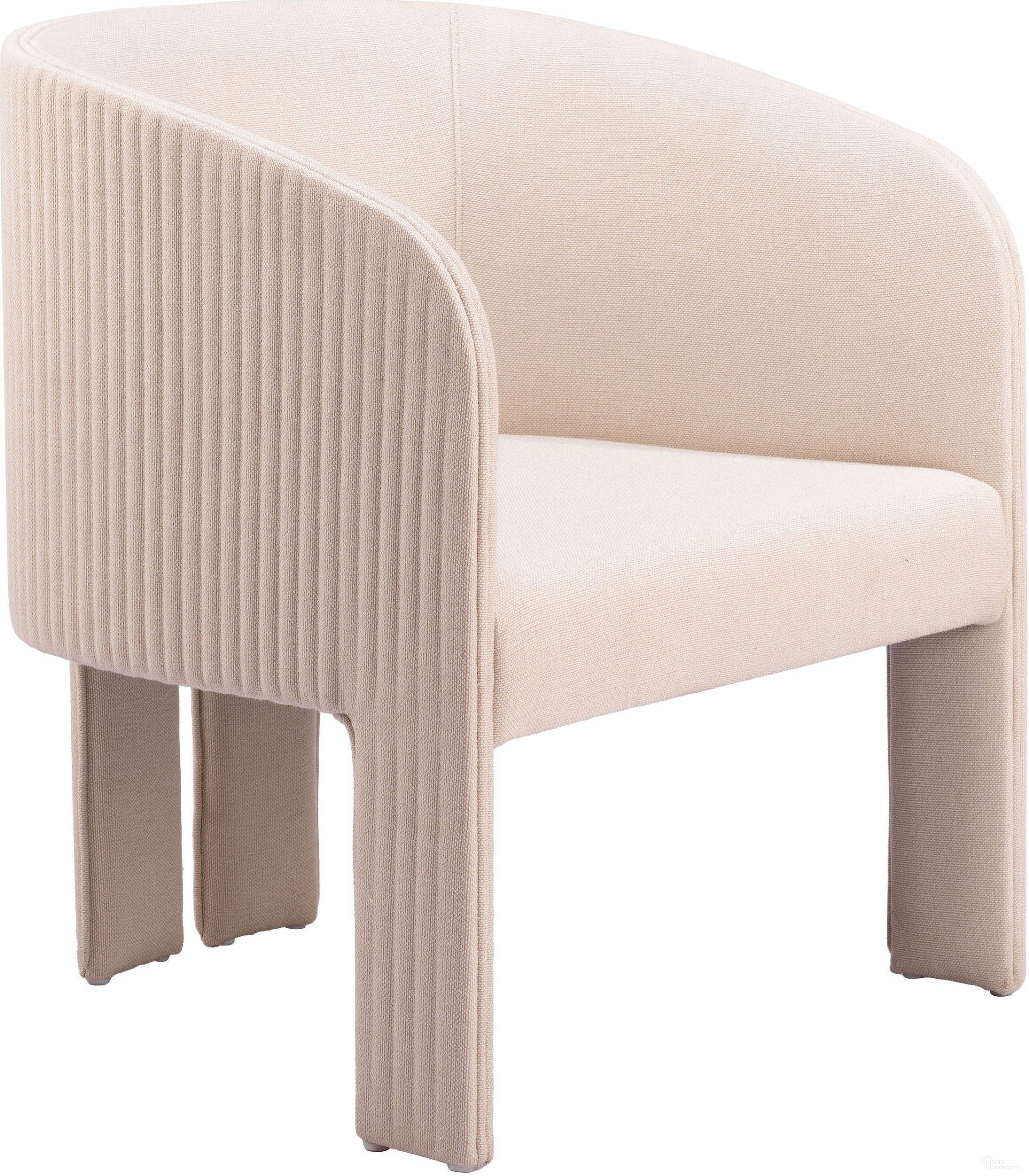 The appearance of Hull Accent Chair In Beige designed by Zuo Modern in the modern / contemporary interior design. This beige piece of furniture was selected by 1StopBedrooms from Hull Collection to add a touch of cosiness and style into your home. Sku: 110106. Material: Polyester.