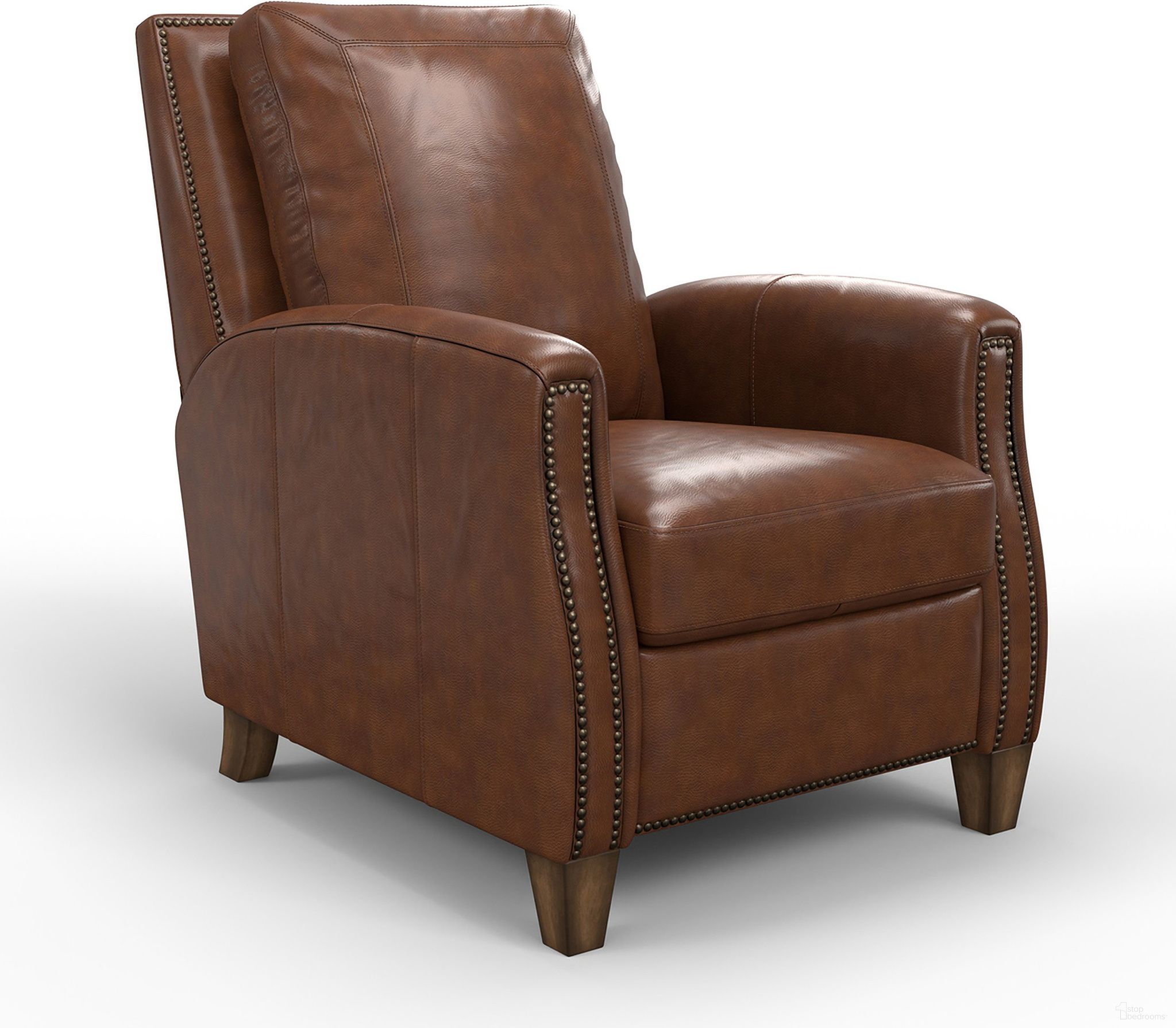 The appearance of Hunter Manual Recliner Set of 2 In Chestnut Charm designed by Parker House in the transitional interior design. This chestnut piece of furniture  was selected by 1StopBedrooms from Hunter Collection to add a touch of cosiness and style into your home. Sku: MHNT#812-CHCR;MHNT#812-CHCR. Material: Top Grain Leather.