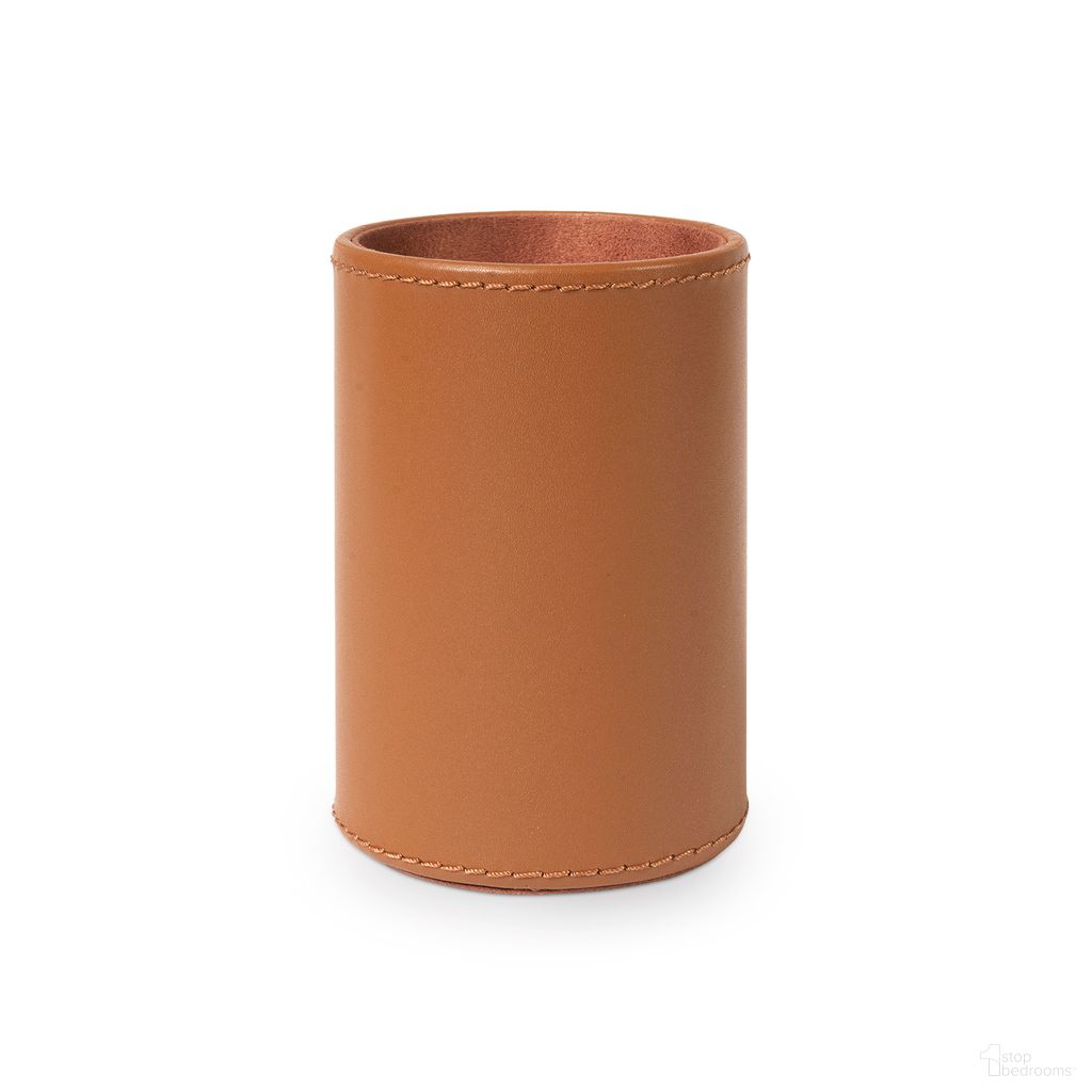 The appearance of Hunter Pen / Pencil Cup In Tan designed by Villa & House in the transitional interior design. This tan piece of furniture was selected by 1StopBedrooms from Hunter Collection to add a touch of cosiness and style into your home. Sku: HNT-2423-404. Material: Leather.