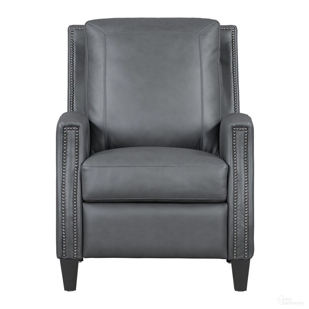 The appearance of Hunter Power High Leg Recliner with Power Headrest In Echo Grey designed by Parker House in the transitional interior design. This echo grey piece of furniture  was selected by 1StopBedrooms from Hunter Collection to add a touch of cosiness and style into your home. Sku: MHNT#812PH-P25-ECGR. Material: Top Grain Leather.