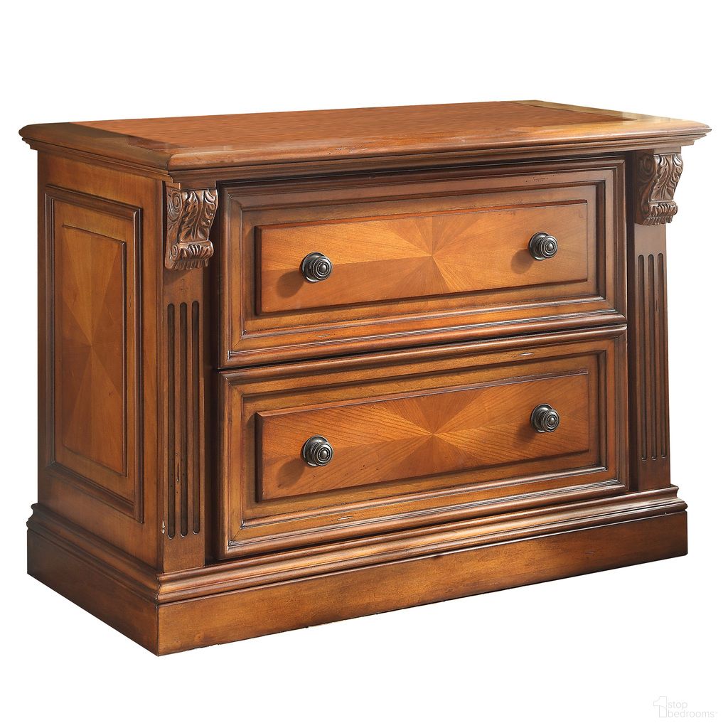 The appearance of Huntington 2 Drawer Lateral File designed by Parker House in the traditional interior design. This brown piece of furniture  was selected by 1StopBedrooms from Huntington Collection to add a touch of cosiness and style into your home. Sku: HUN#475. Material: Wood.